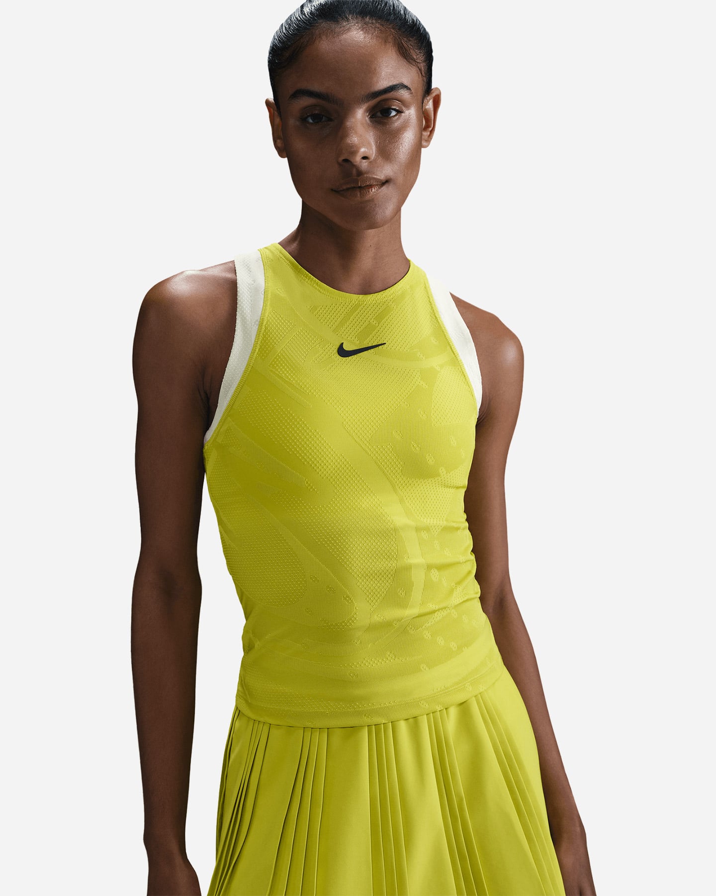 T-shirt tennis NIKE SLAM HIGH VOLTAGE W - Nero - 2 | Cisalfa Sport