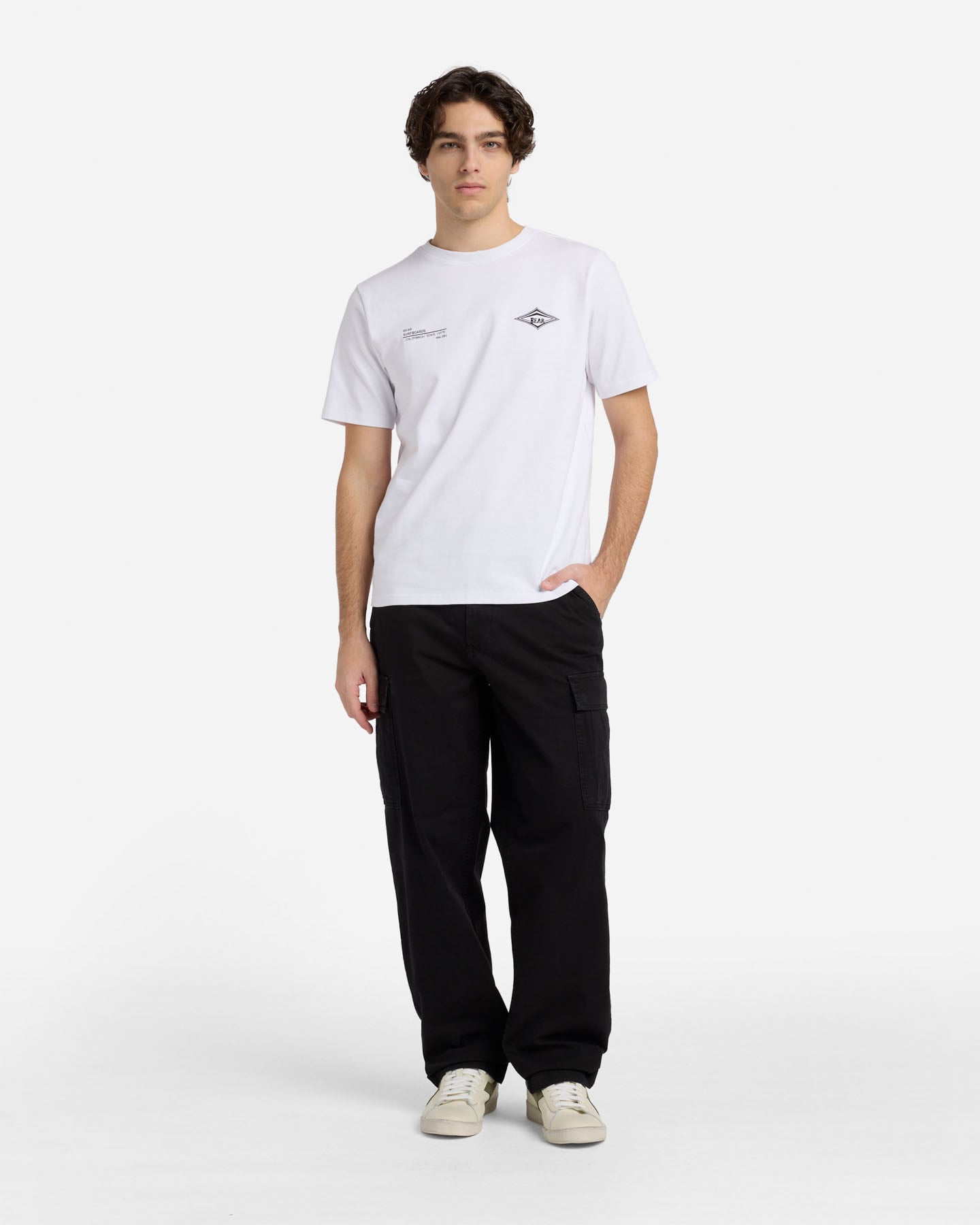 T-shirt BEAR WAVES AFTER WAVES M - Bianco - 4 | Cisalfa Sport