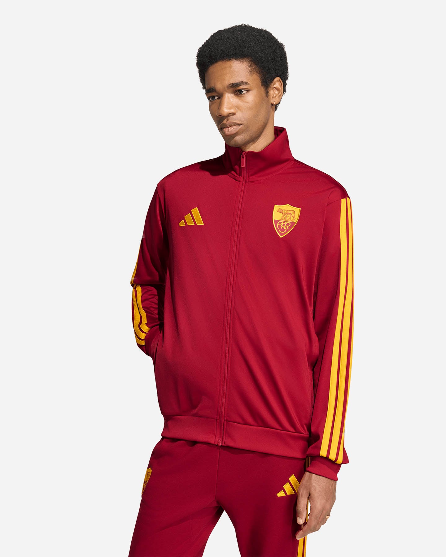 Abbigliamento calcio ufficiale ADIDAS ROMA DNA 26-27 M - Rosso - 1 | Cisalfa Sport
