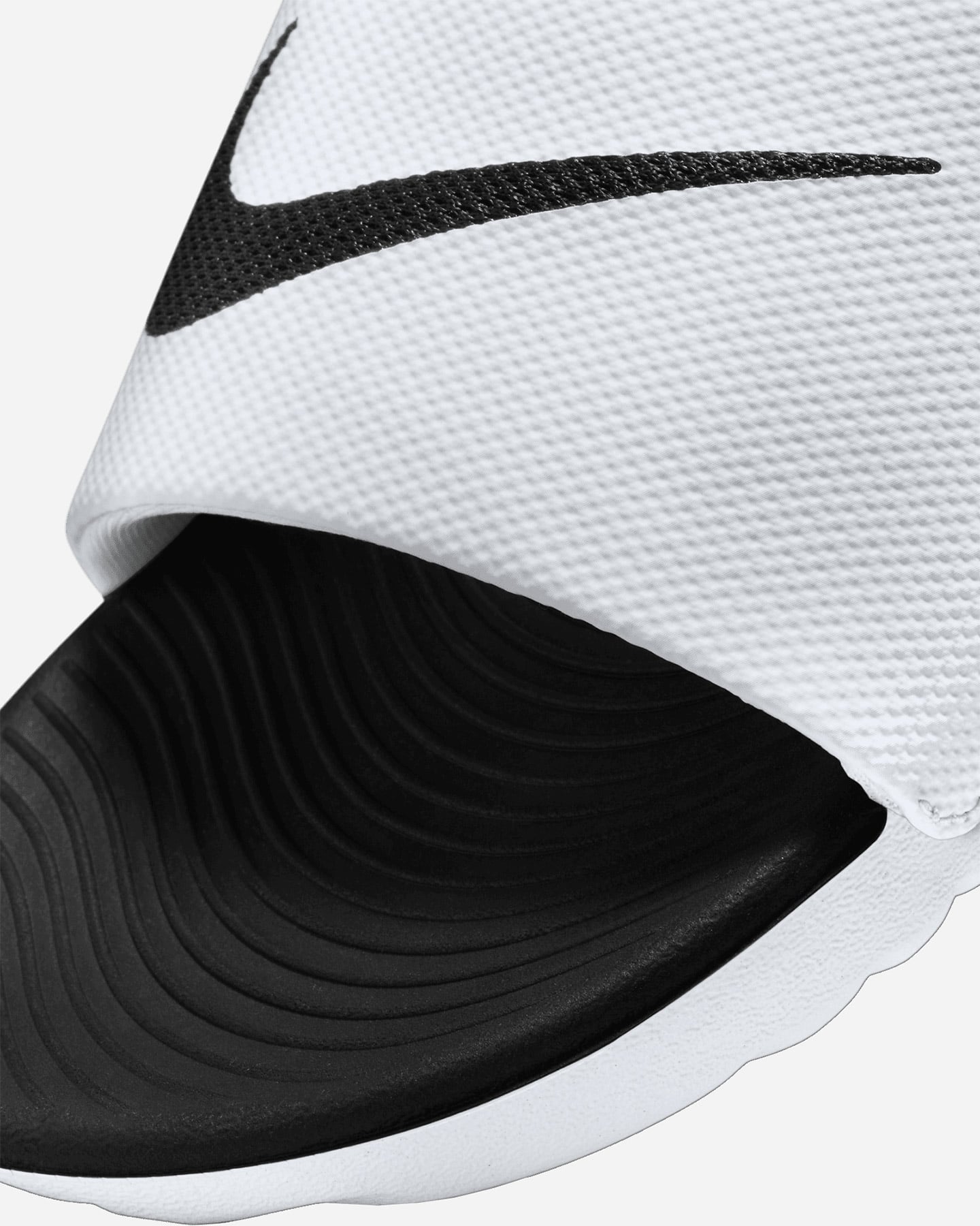 Ciabatte NIKE KAWA GS JR - Bianco - 4 | Cisalfa Sport