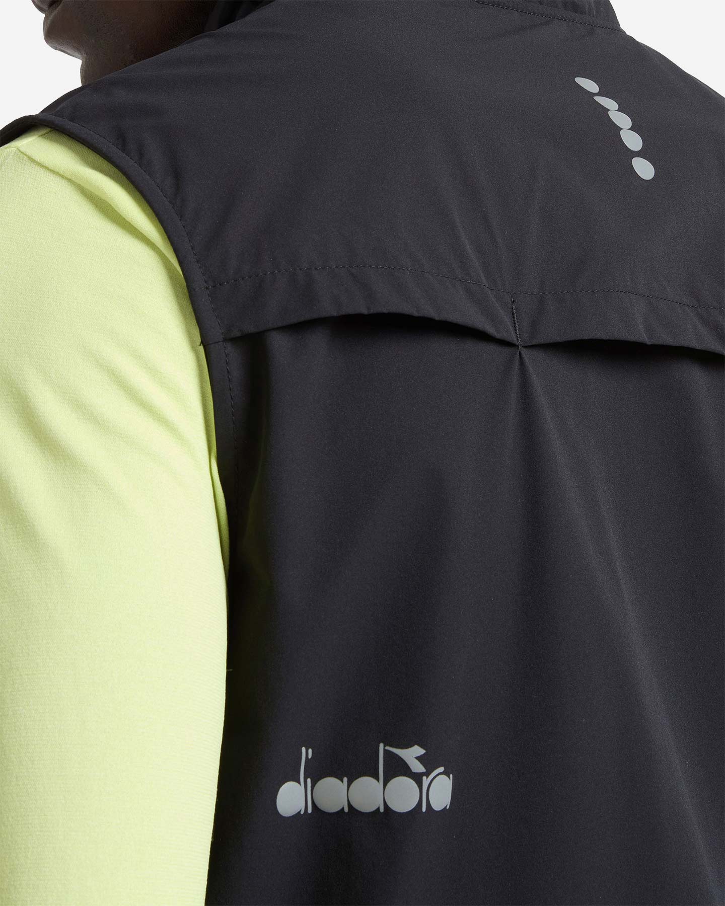 Giacca running DIADORA CLASSIC M - Nero - 5 | Cisalfa Sport