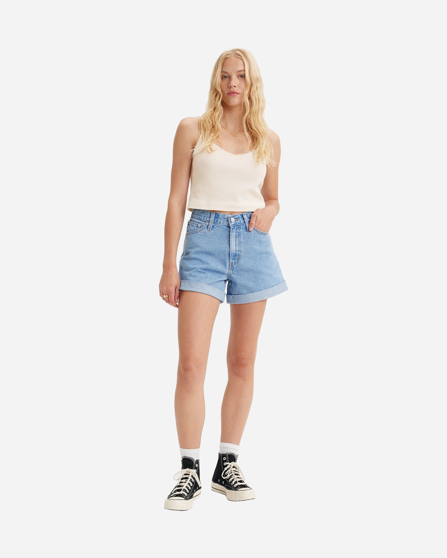 Jeans LEVI'S ROLLED 80S MOM W - Blu - 1 | Cisalfa Sport