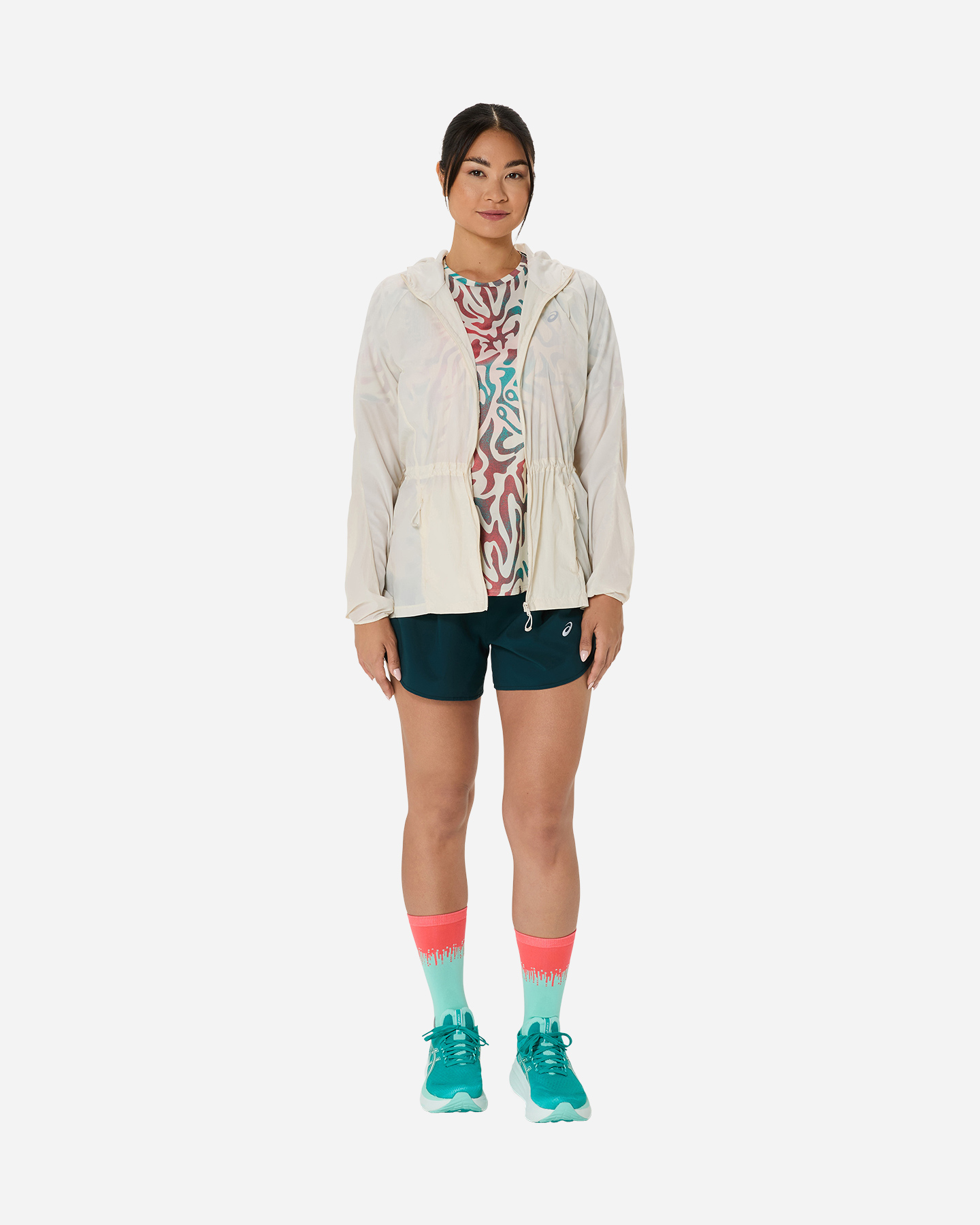 T-shirt running ASICS ROAD ALL OVER PRINT W - Color mix - 3 | Cisalfa Sport