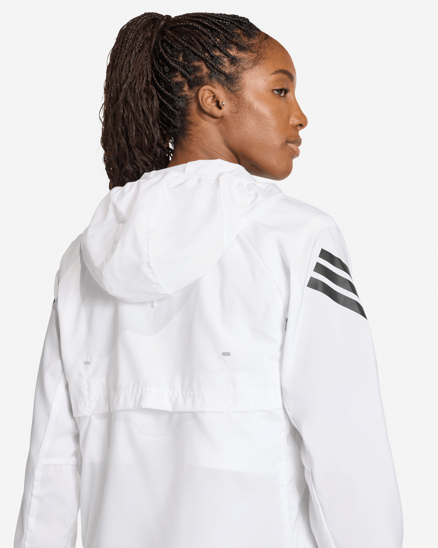 Giacca running ADIDAS ADI365 ICONIC W - Bianco - 5 | Cisalfa Sport
