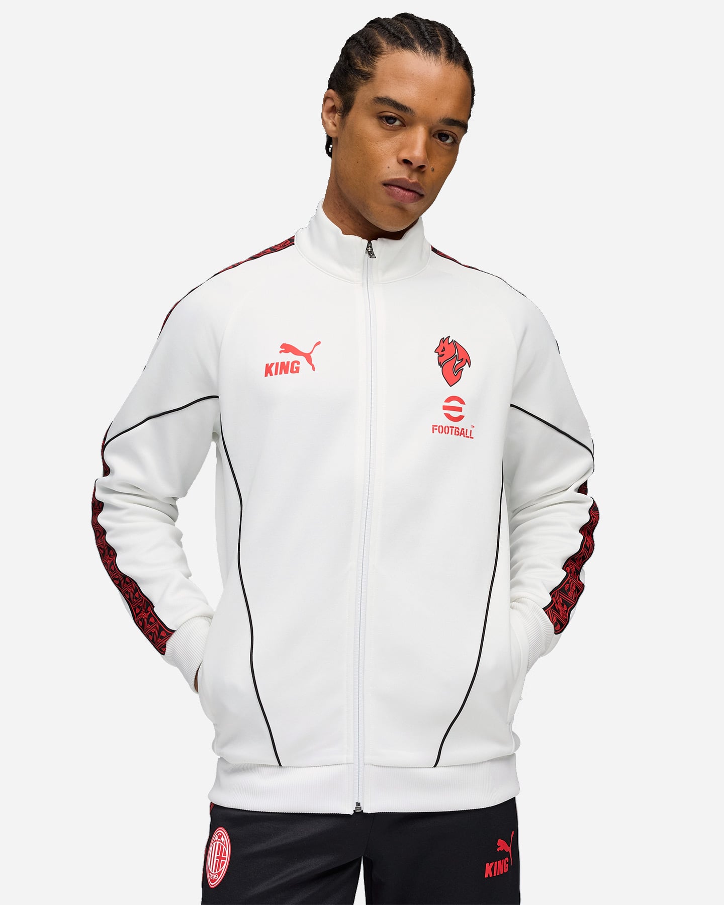 Abbigliamento calcio ufficiale PUMA MILAN KING PREMATCH 25-26 M - Color mix - 2 | Cisalfa Sport