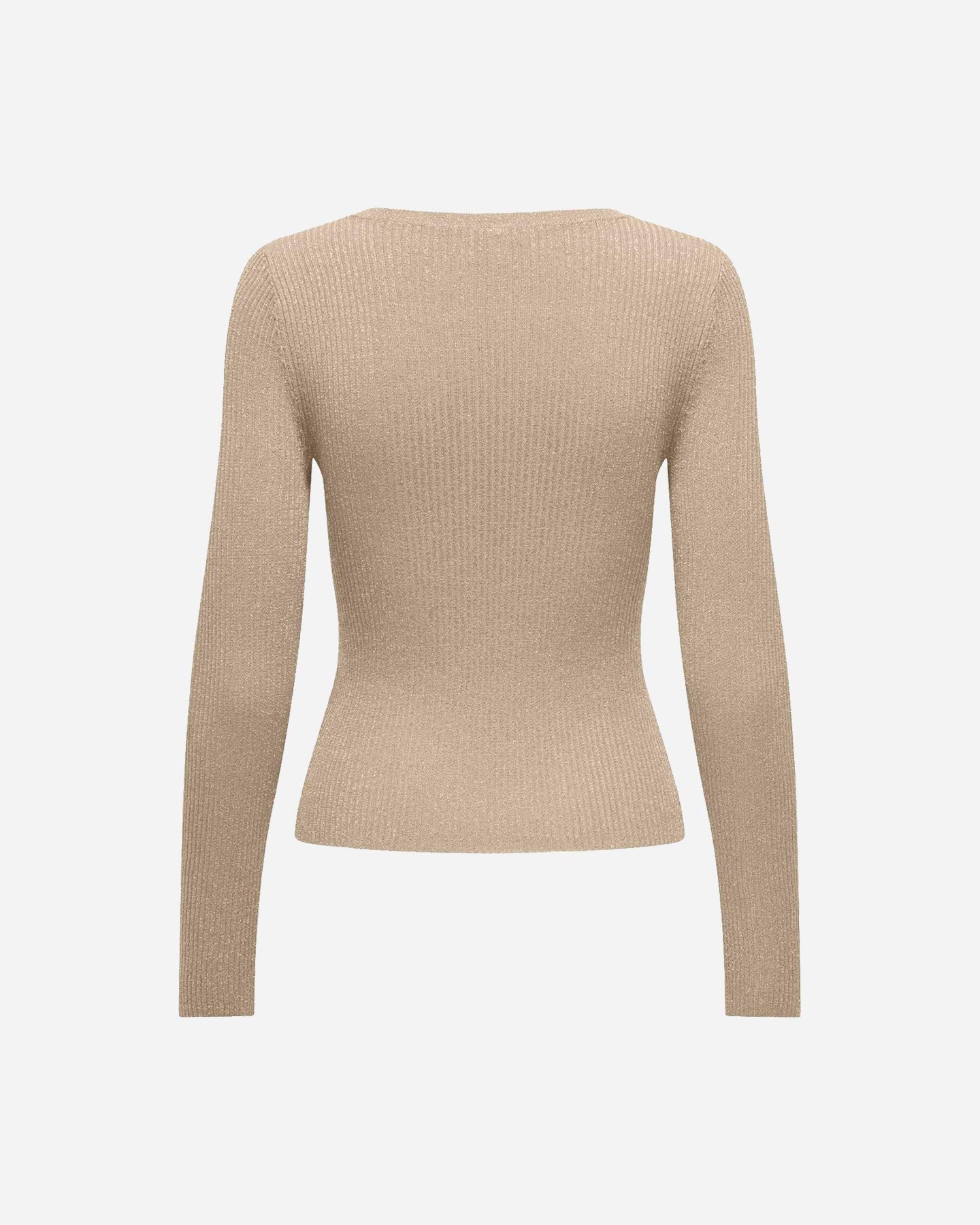 Maglione ONLY MILLE GLITTER BUTTON W - Beige - 1 | Cisalfa Sport