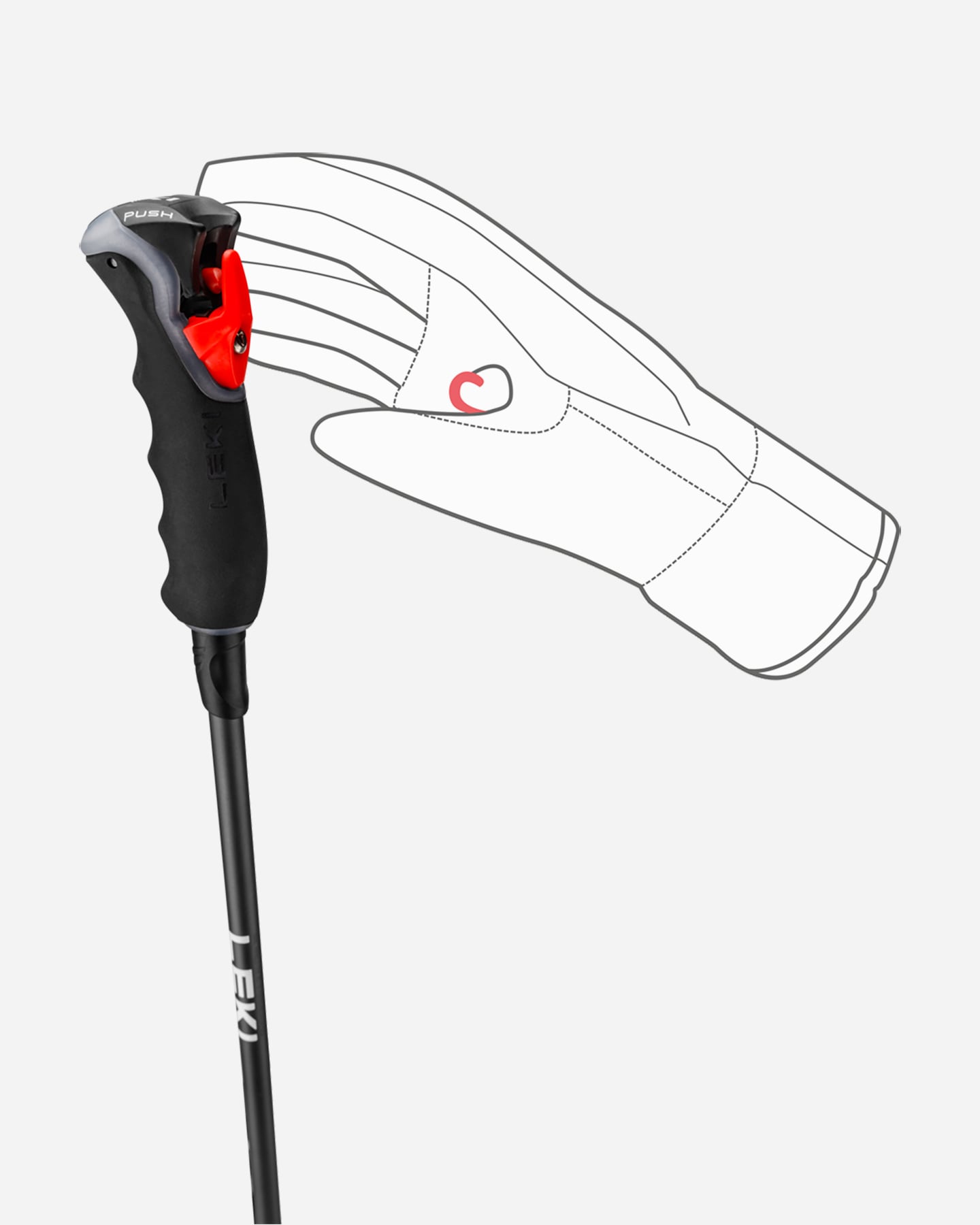 Bastoncini sci LEKI CARBON 12 3D  - Nero - 4 | Cisalfa Sport