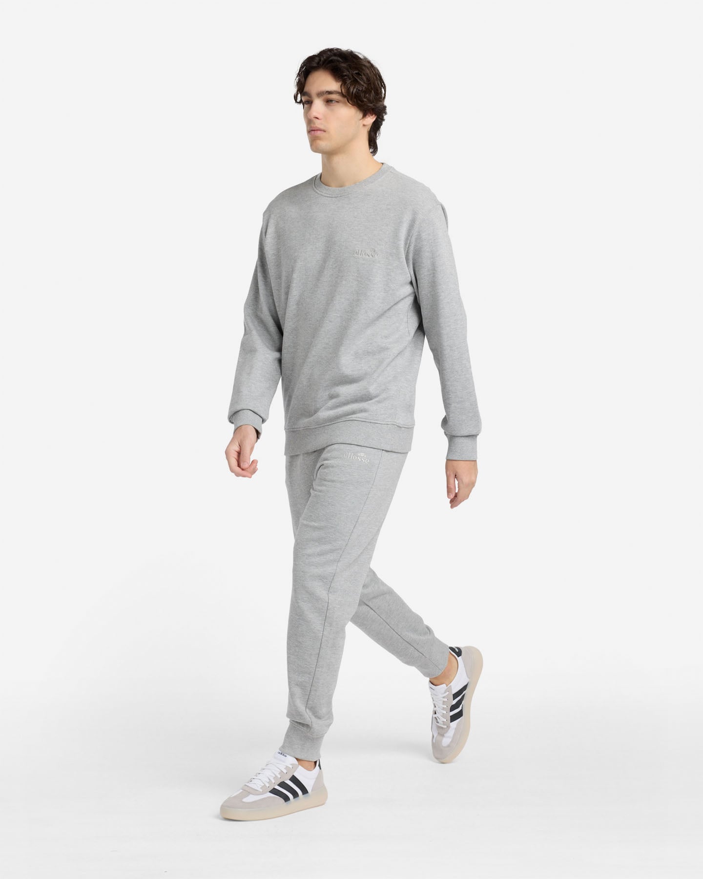 Felpa ELLESSE TERRY SMALL LOGO M - Grigio - 2 | Cisalfa Sport