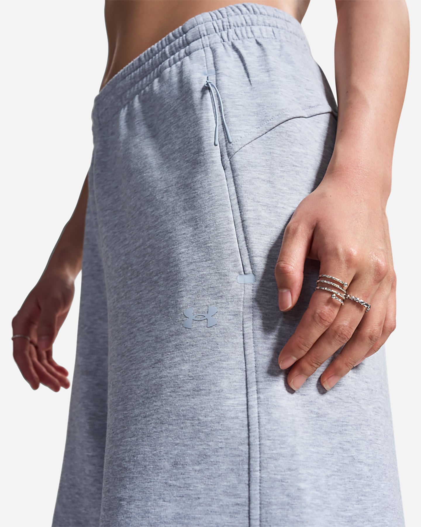Pantalone UNDER ARMOUR UNSTOPPABLE W - Bianco - 4 | Cisalfa Sport