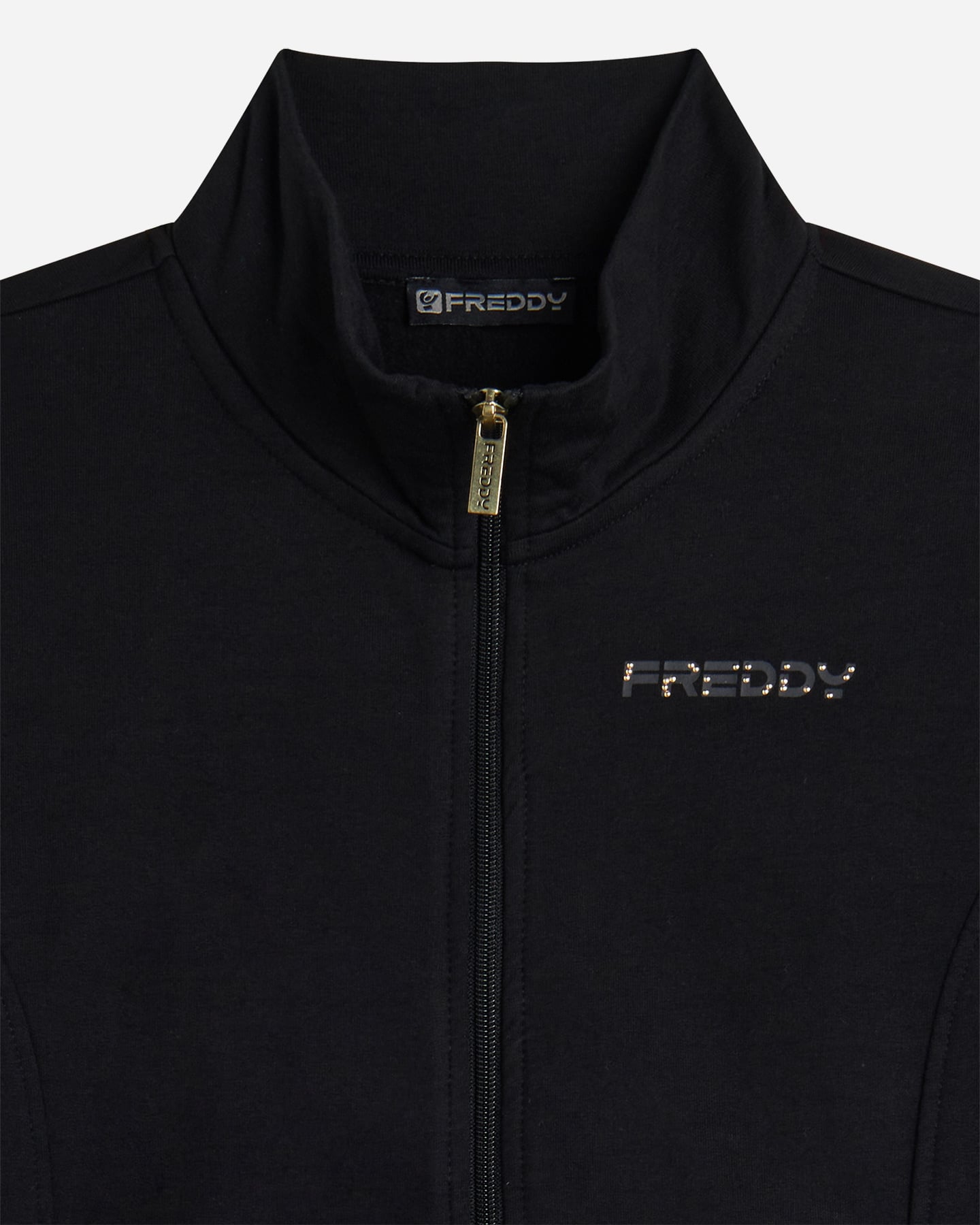 Felpa FREDDY HIGH NECK SMALL LOGO W - Nero - 2 | Cisalfa Sport