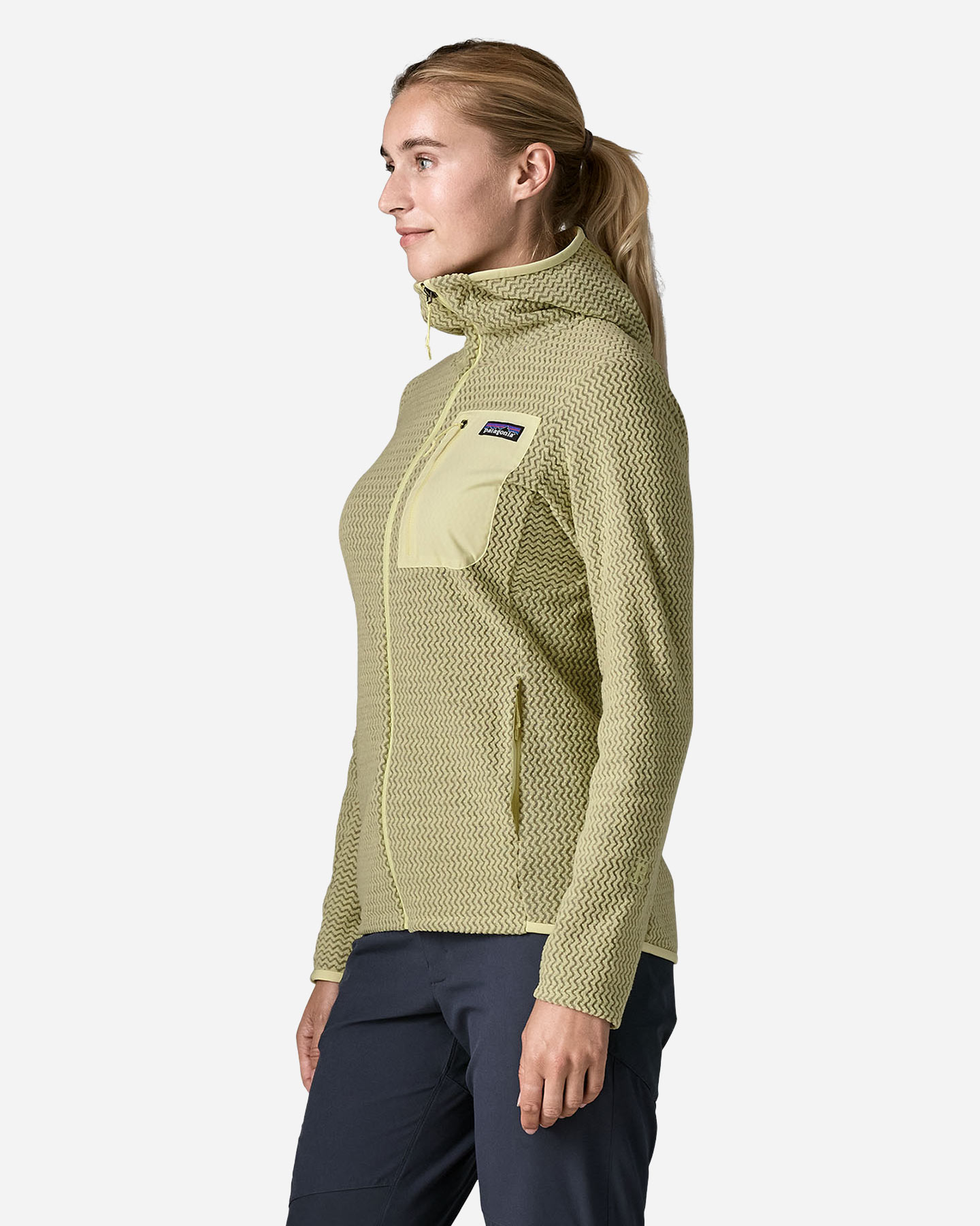 Pile PATAGONIA R1 AIR W - Verde - 1 | Cisalfa Sport