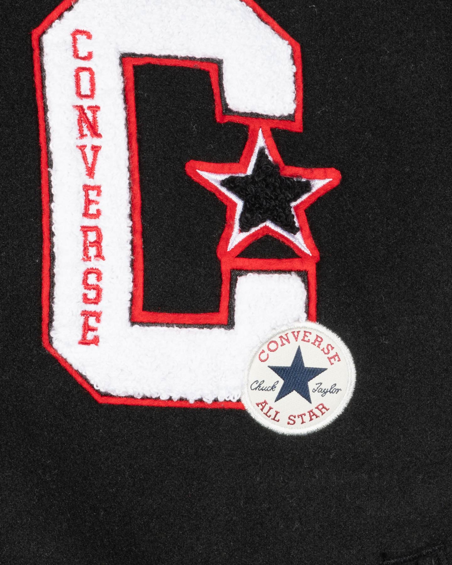 Felpa CONVERSE COLLEGE BOMBER W - Nero - 2 | Cisalfa Sport