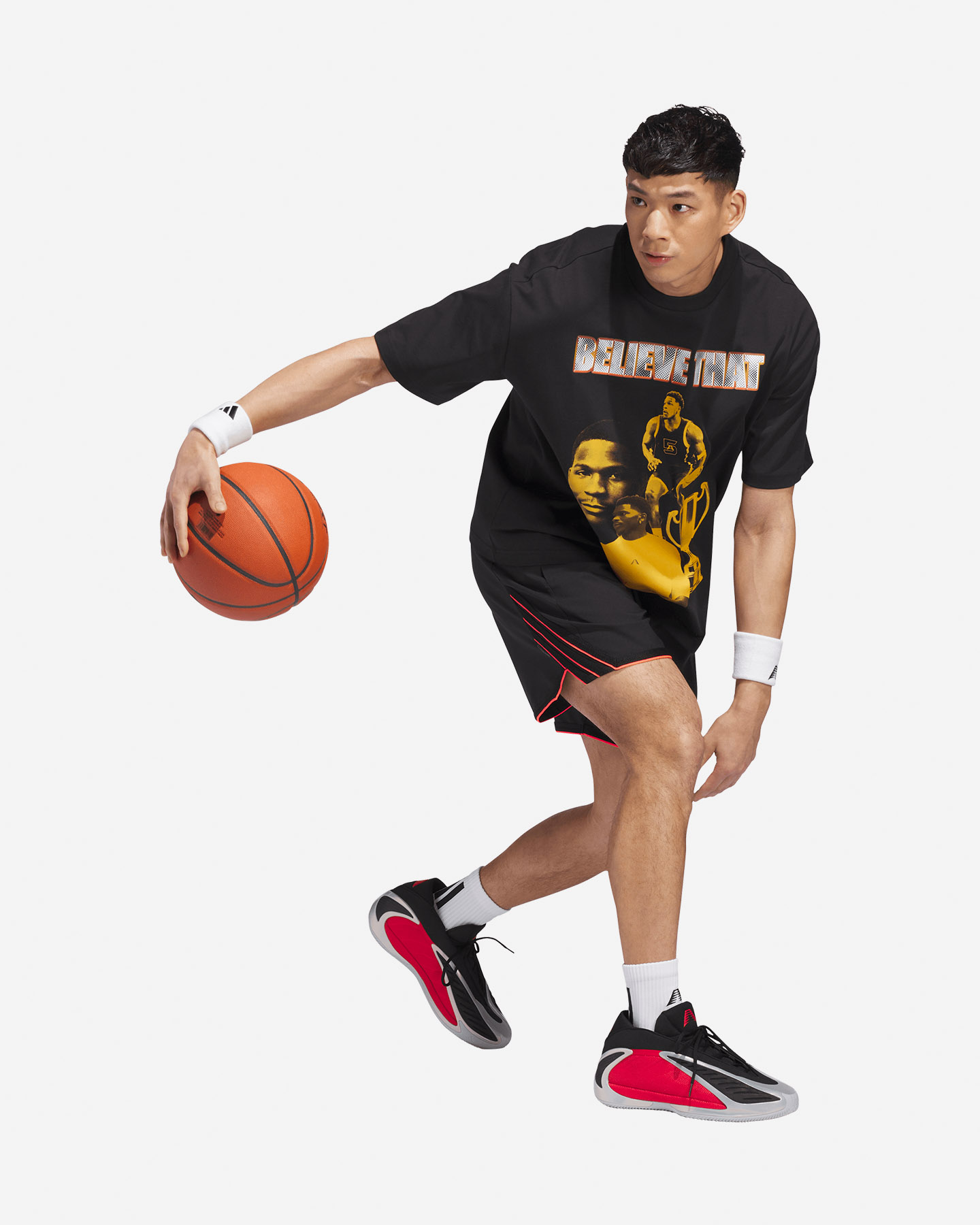 Pantaloncini basket ADIDAS ANTHONY EDWARDS CRAZY LITE M - Nero - 2 | Cisalfa Sport