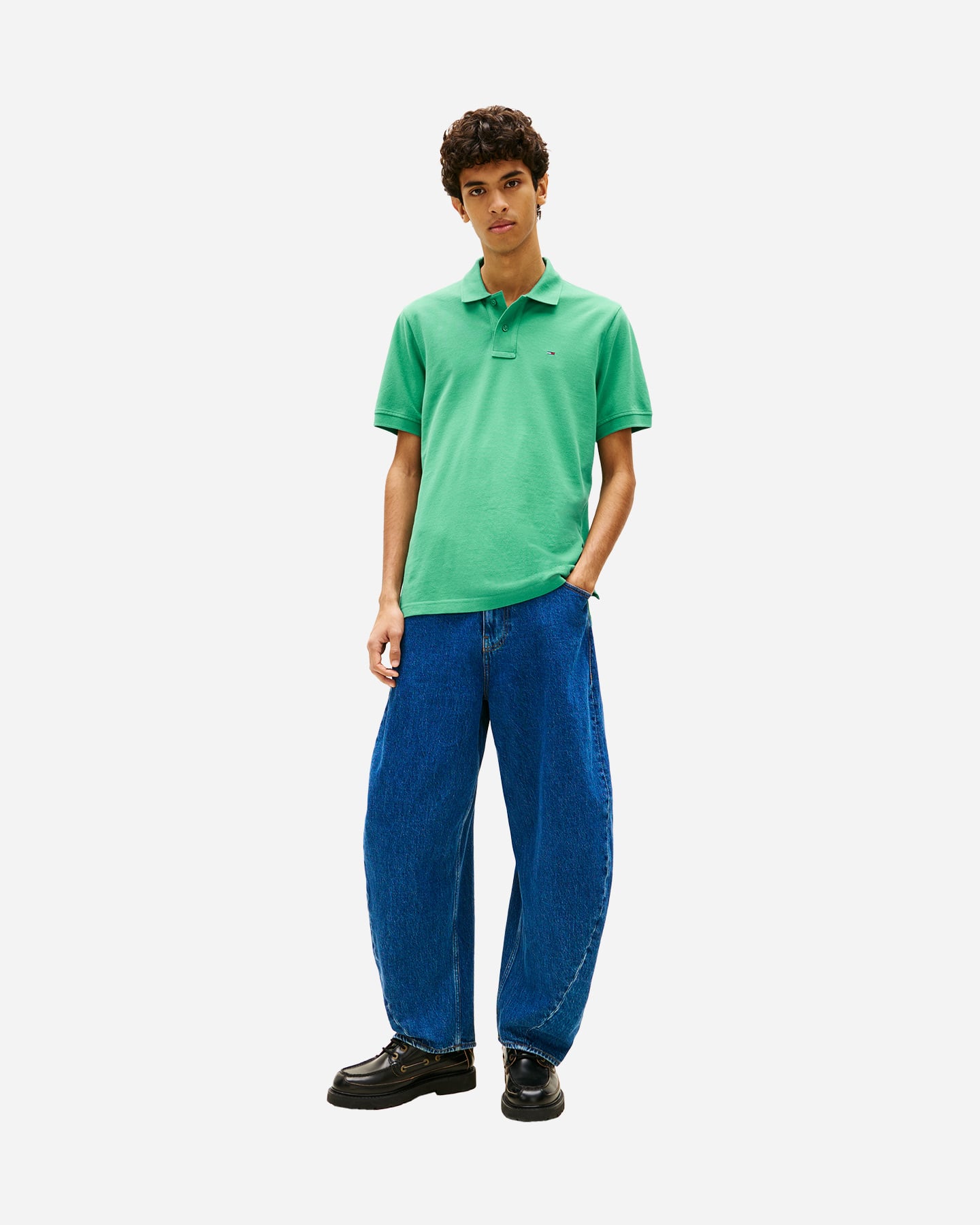 Polo TOMMY HILFIGER PIQUET M - Verde - 2 | Cisalfa Sport