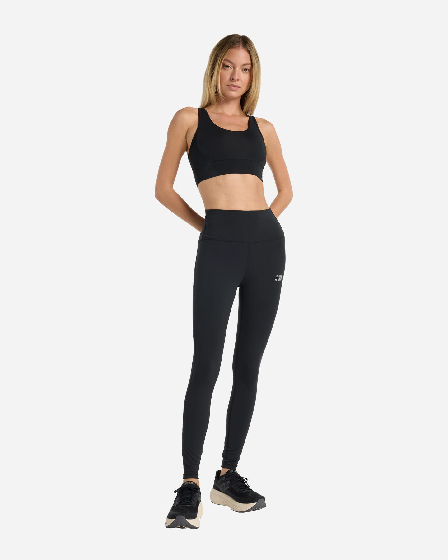 Fuseaux running NEW BALANCE SLEEK W - Nero - 3 | Cisalfa Sport