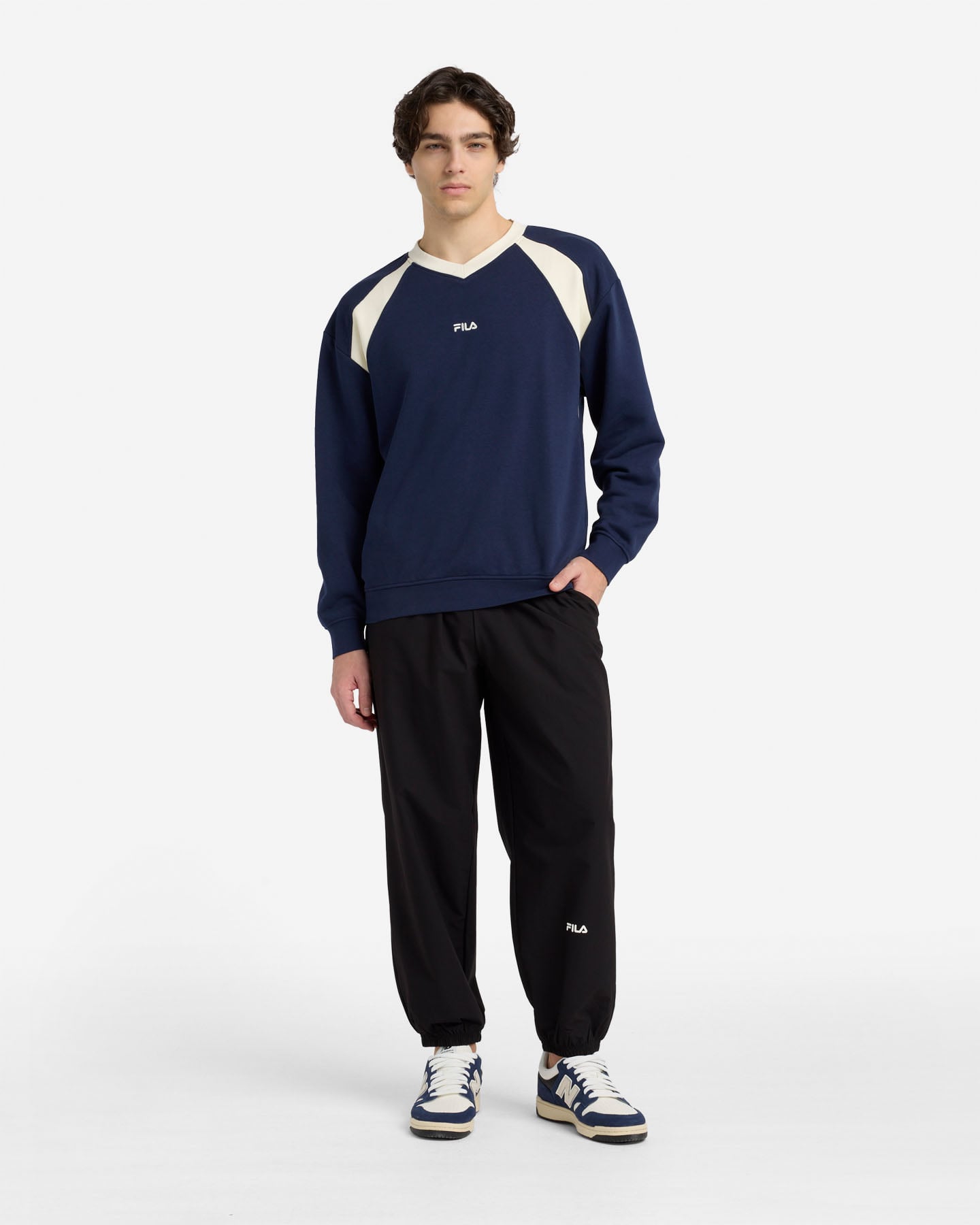 Felpa FILA ATHLETIC DYNAMISM M - Blu Navy - 4 | Cisalfa Sport