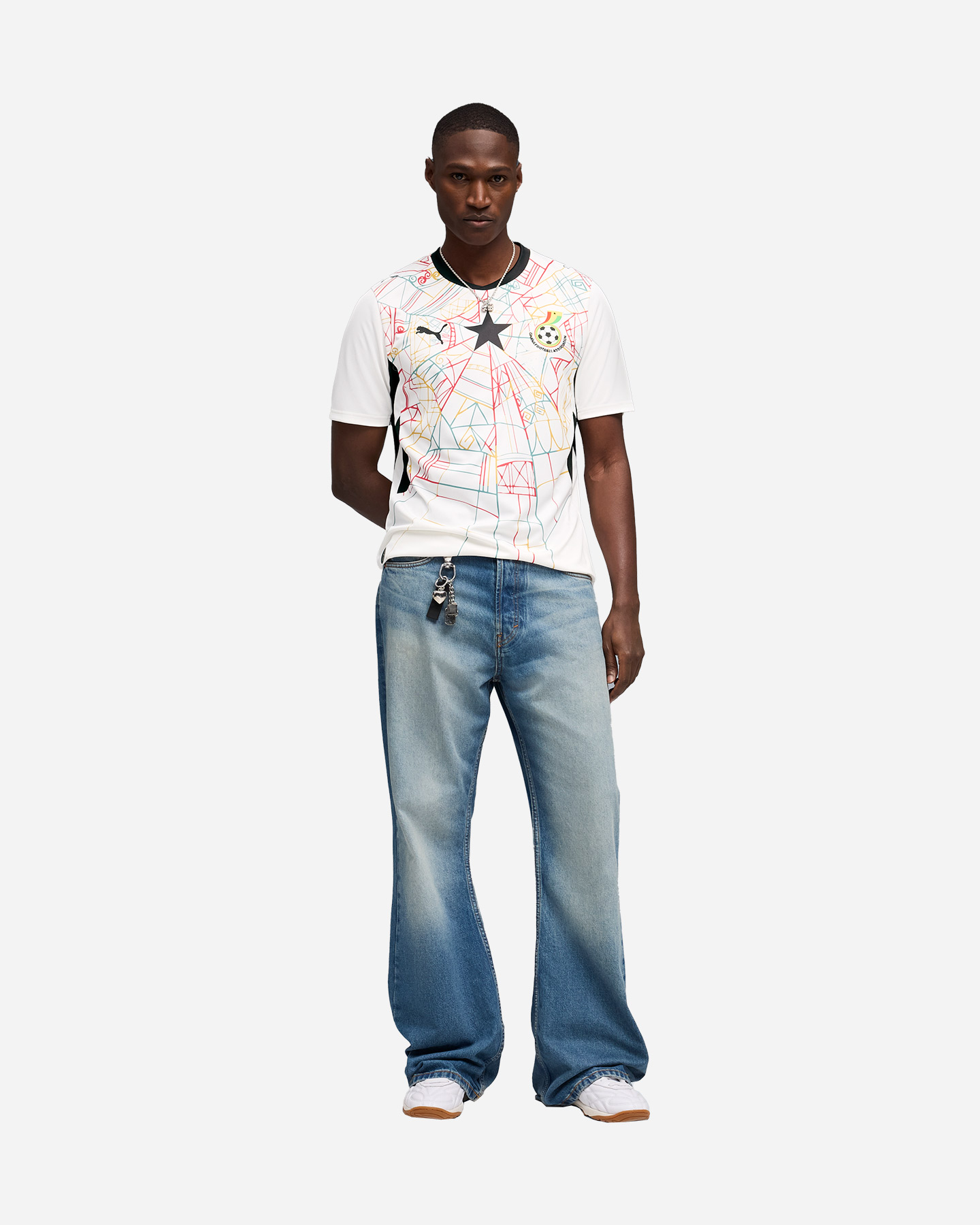 Maglia calcio ufficiale PUMA GHANA HOME 26 M - Color mix - 2 | Cisalfa Sport
