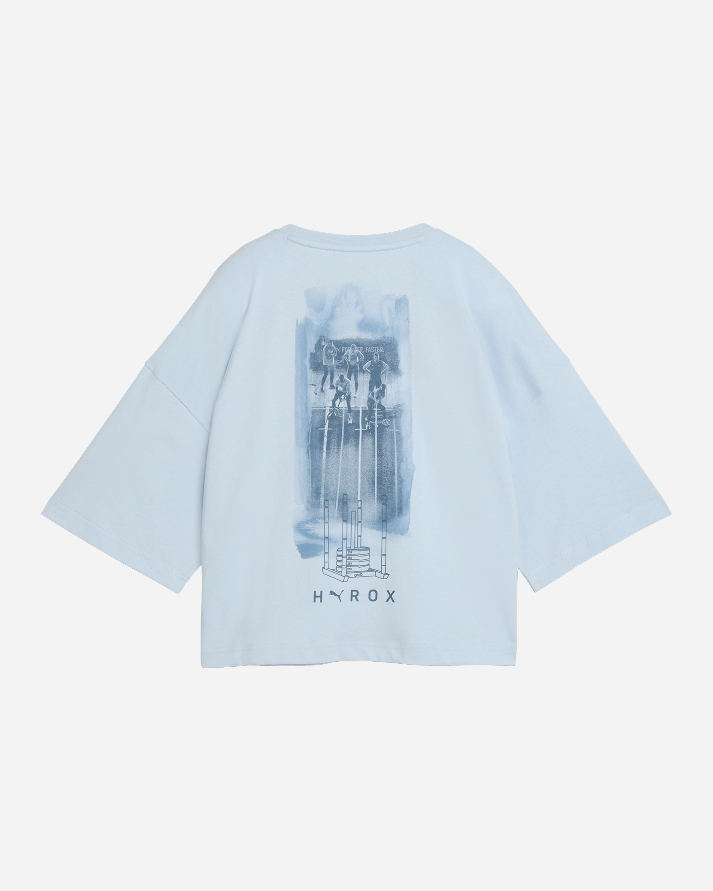 T-shirt training PUMA HYROX GRAPHIC W - Azzurro - 1 | Cisalfa Sport