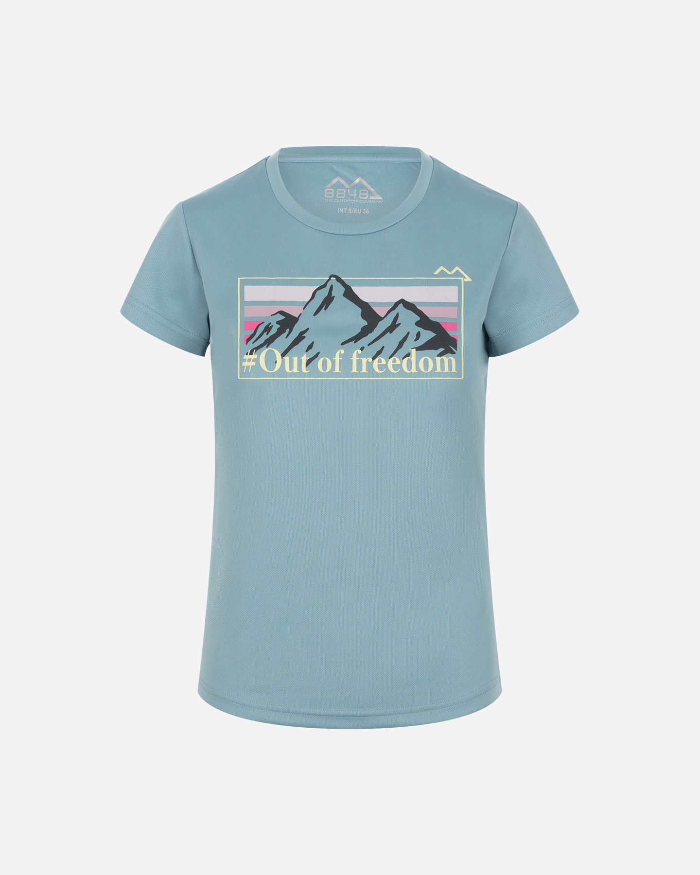 T-shirt 8848 DRY-FIT W - Azzurro - 0 | Cisalfa Sport