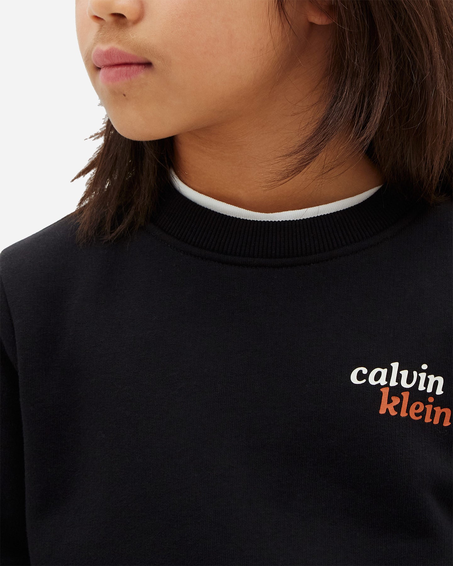 Felpa CALVIN KLEIN JEANS BACK PRINT JR - Nero - 4 | Cisalfa Sport