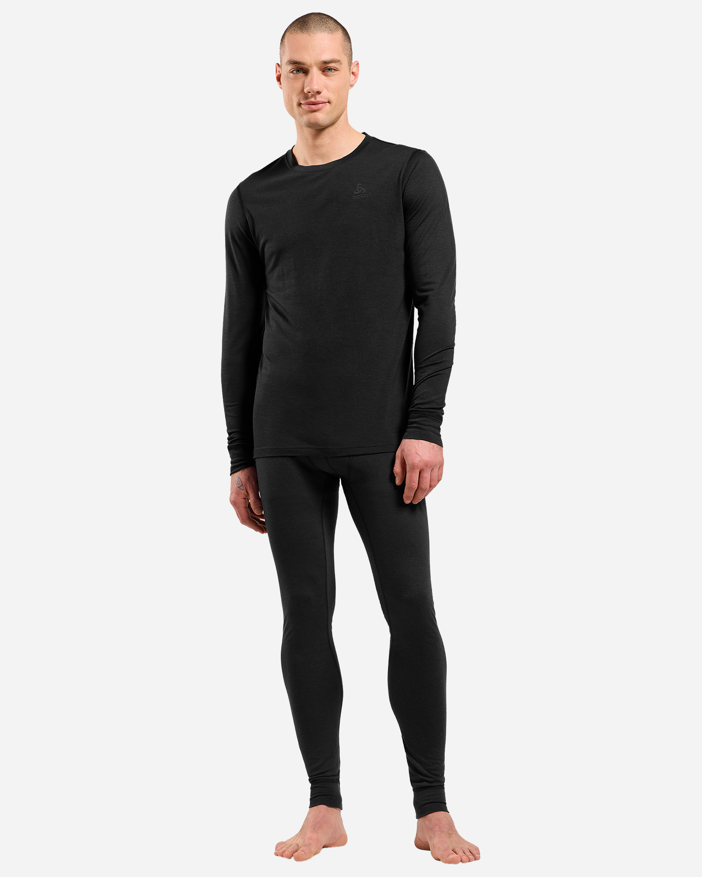 Maglia intimo tecnico ODLO MERINO 200 M - Nero - 3 | Cisalfa Sport