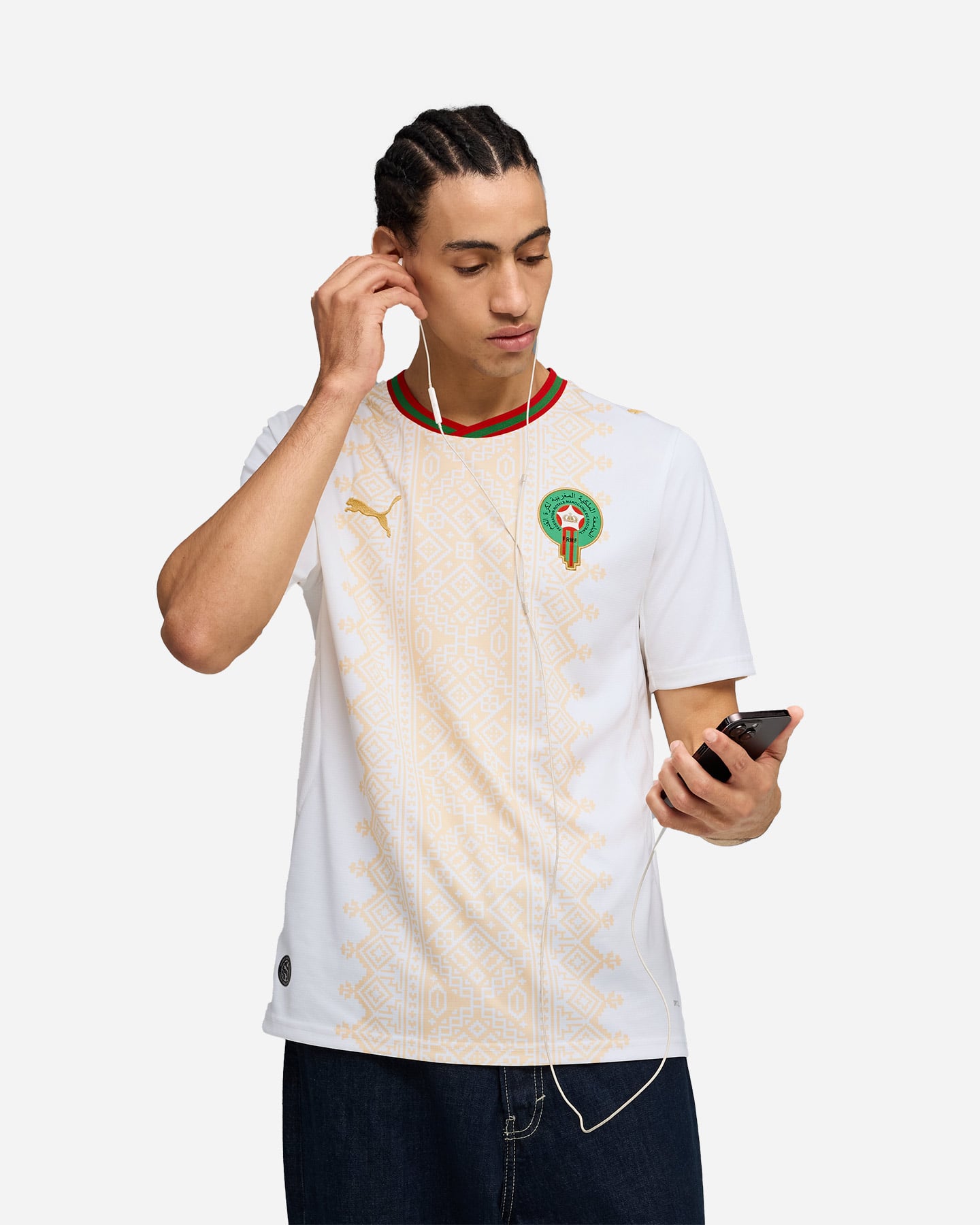 Maglia calcio ufficiale PUMA MAROCCO AWAY 26 M - Color mix - 3 | Cisalfa Sport