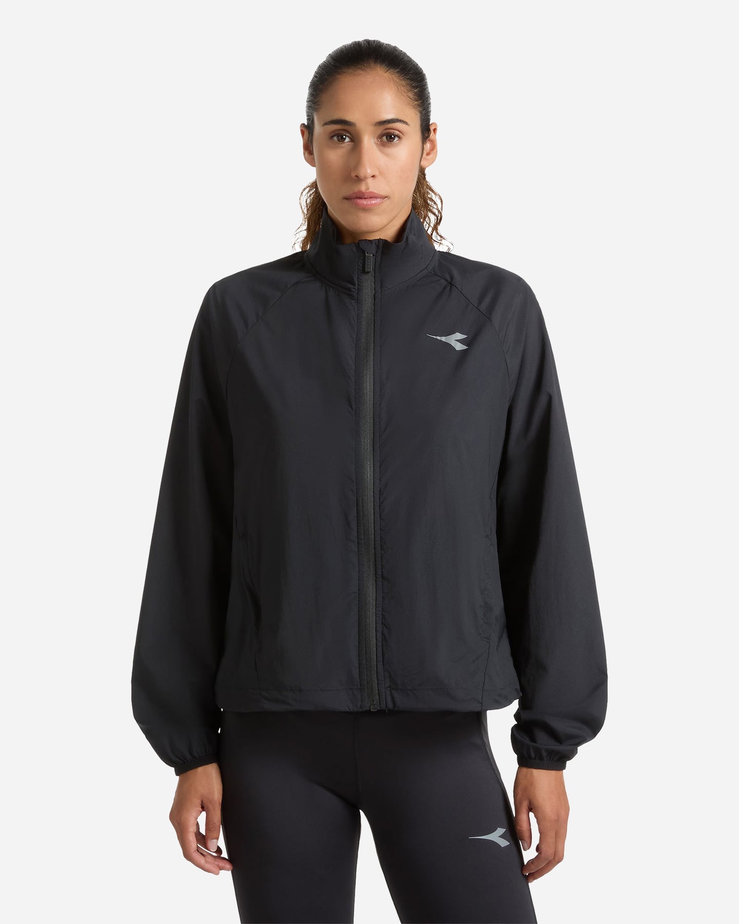 Giacca running DIADORA WINDBREAKER W - Nero - 1 | Cisalfa Sport