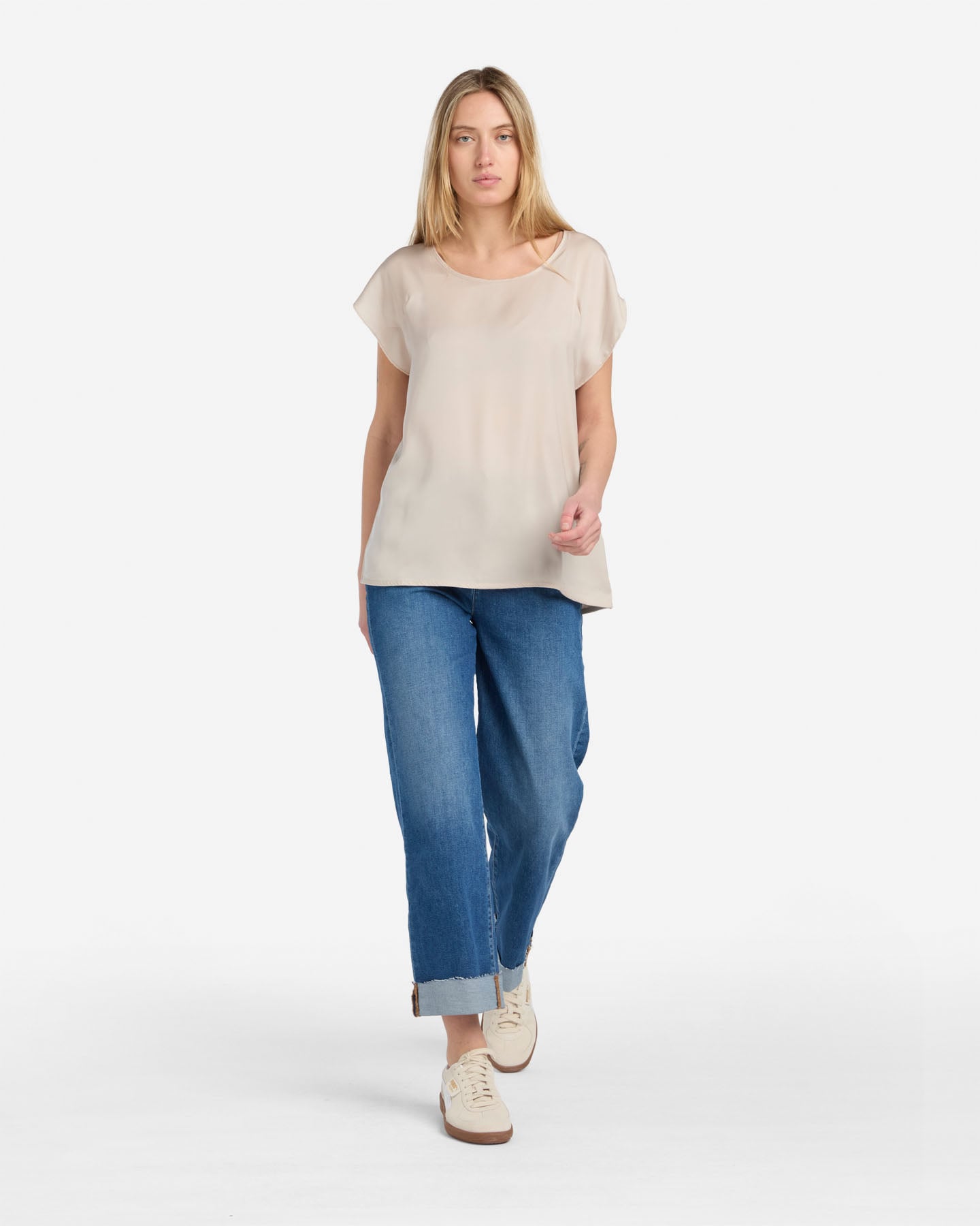 T-shirt DACK'S ESSENTIAL W - Beige - 2 | Cisalfa Sport