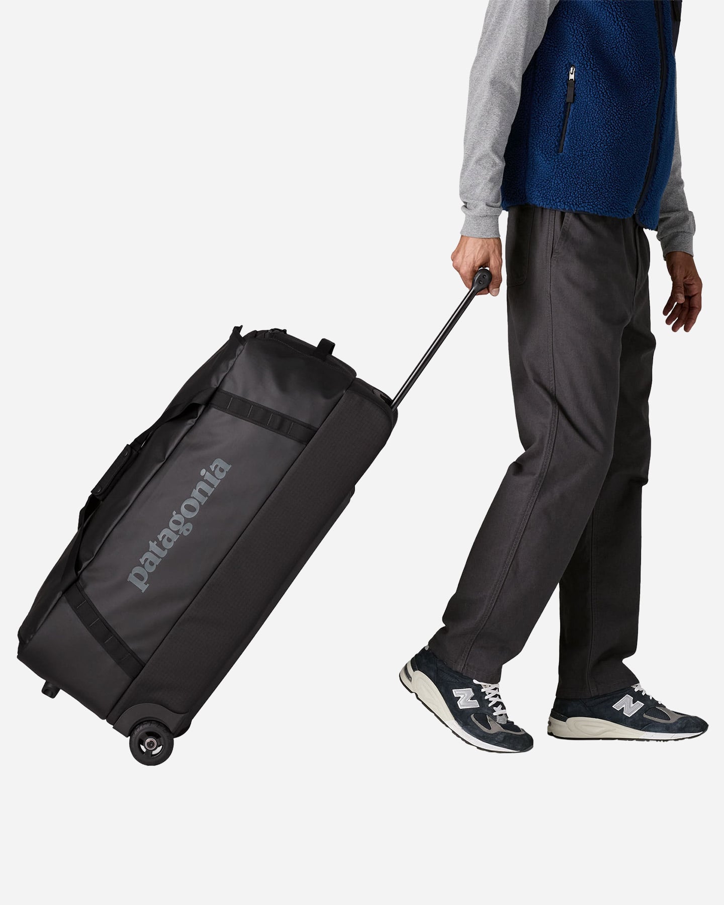 Trolley PATAGONIA BLACK HOLE WHEELED DUFFEL 100L - Nero - 3 | Cisalfa Sport