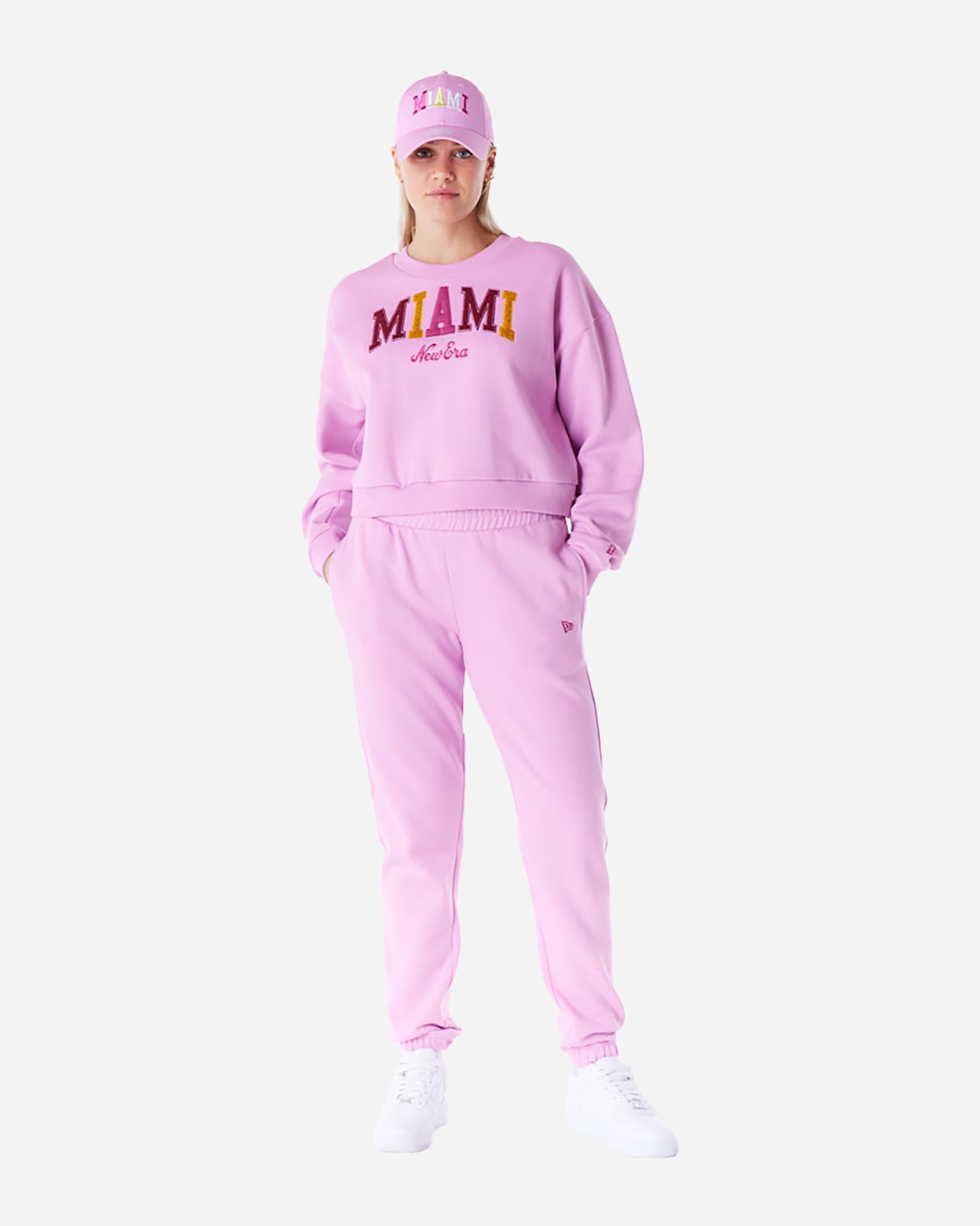 Felpa NEW ERA 9FORTY WRITTEN W - Rosa - 3 | Cisalfa Sport