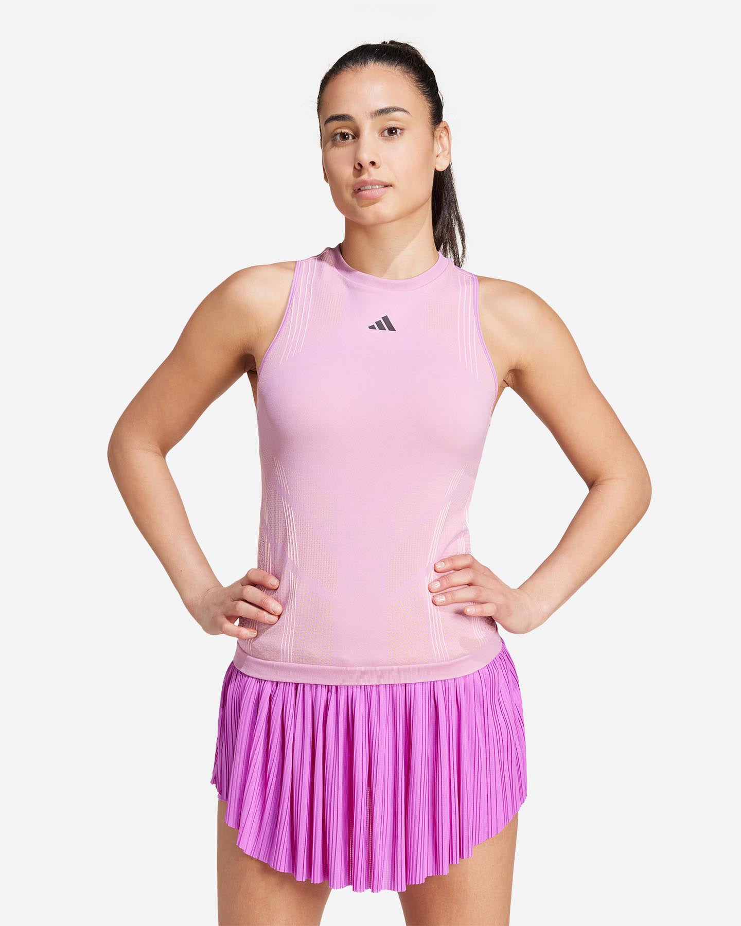 T-shirt tennis ADIDAS US OPEN SERIES W - Viola - 1 | Cisalfa Sport