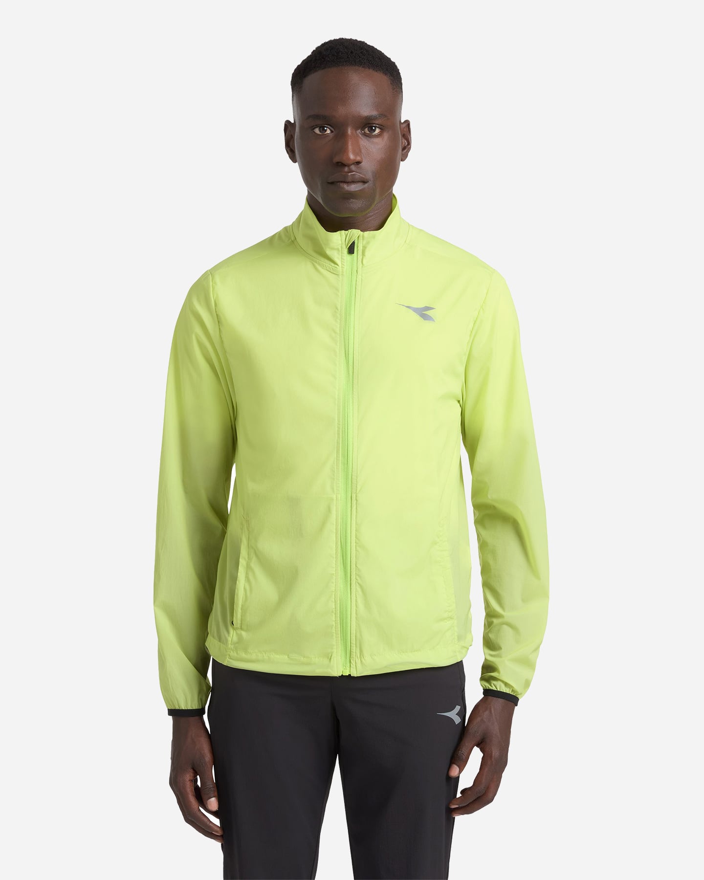 Giacca running DIADORA WINDBREAKER M - Giallo - 1 | Cisalfa Sport