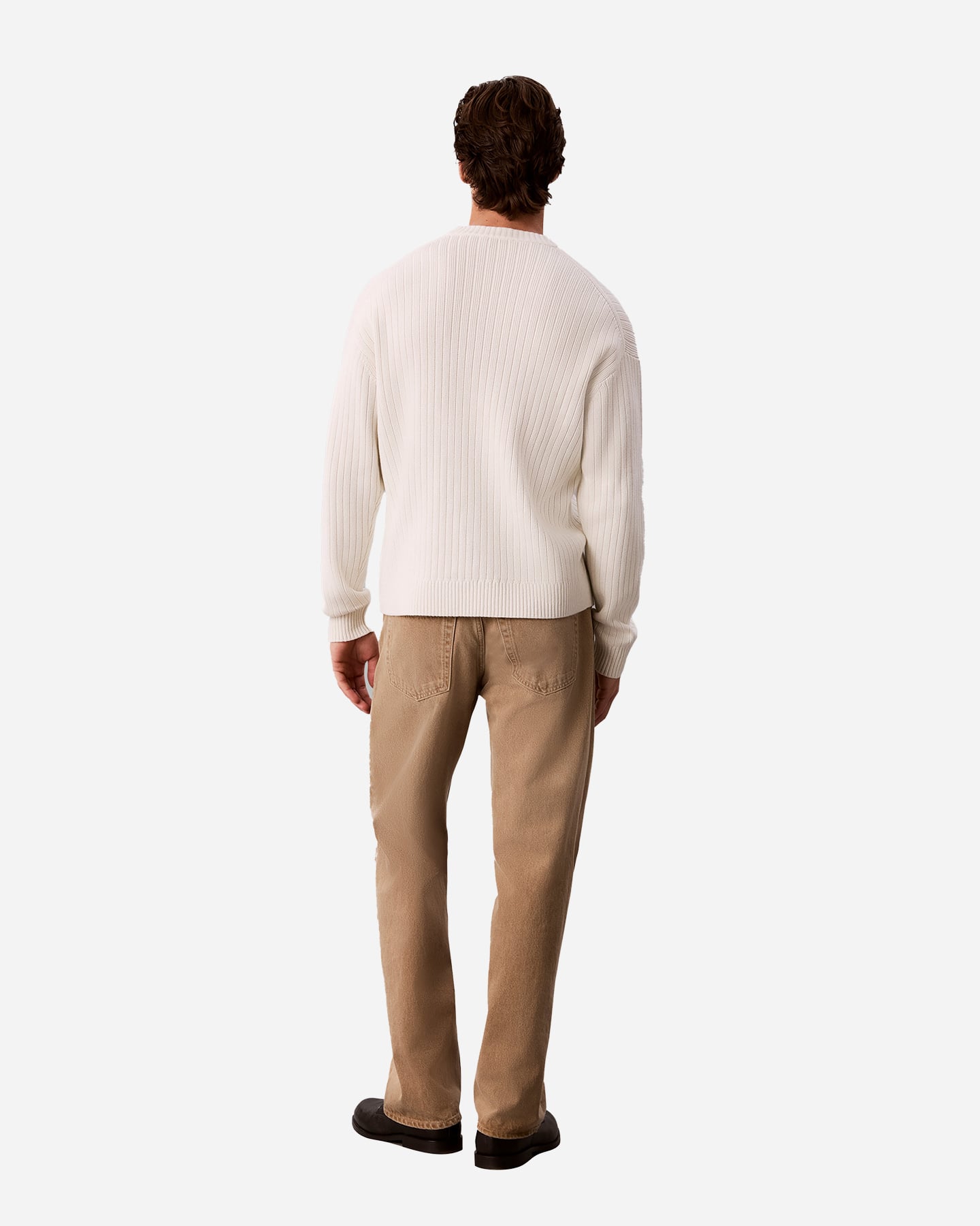 Maglione CALVIN KLEIN JEANS VERTICAL M - Beige - 2 | Cisalfa Sport