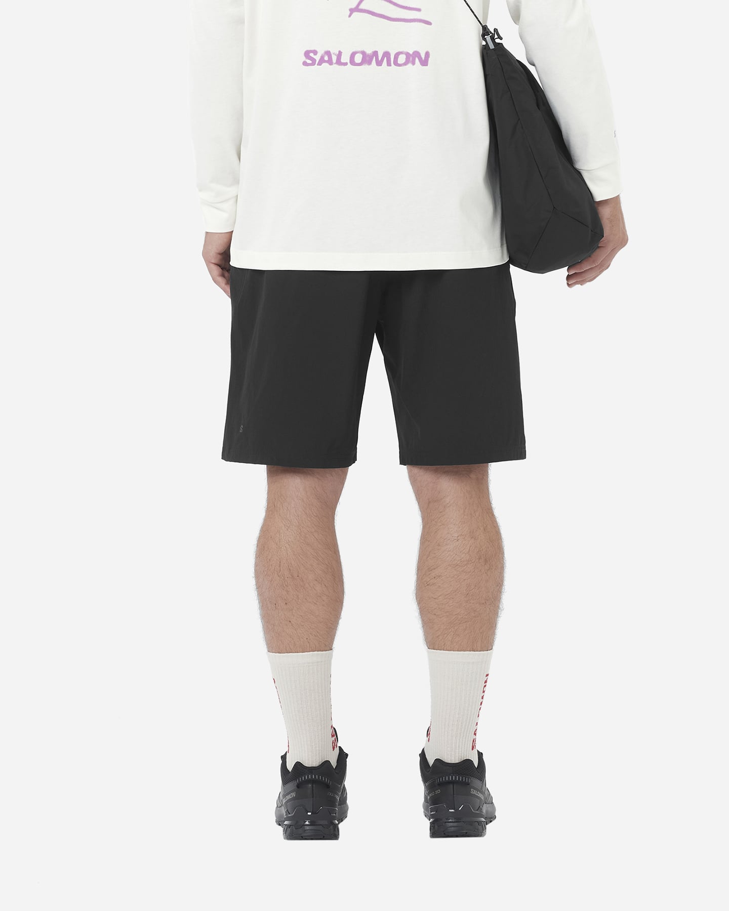 Pantaloncini SALOMON WAYFARER 2.0 M - Nero - 2 | Cisalfa Sport