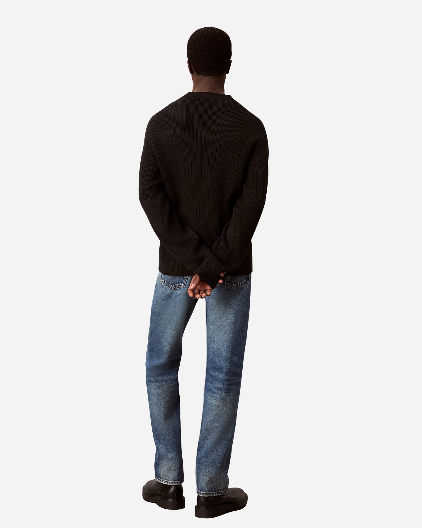 Maglione CALVIN KLEIN JEANS VERTICAL M - Nero - 3 | Cisalfa Sport