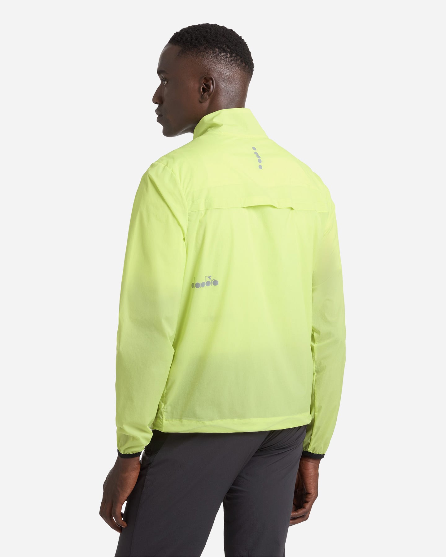 Giacca running DIADORA WINDBREAKER M - Giallo - 2 | Cisalfa Sport