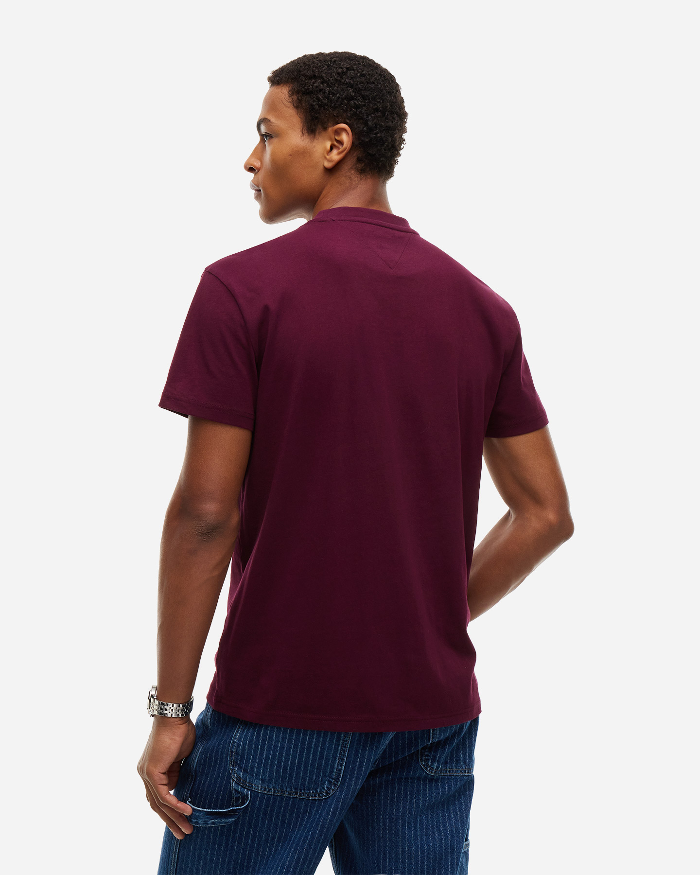 T-shirt TOMMY HILFIGER LINEAR LOGO M - Rosso - 2 | Cisalfa Sport