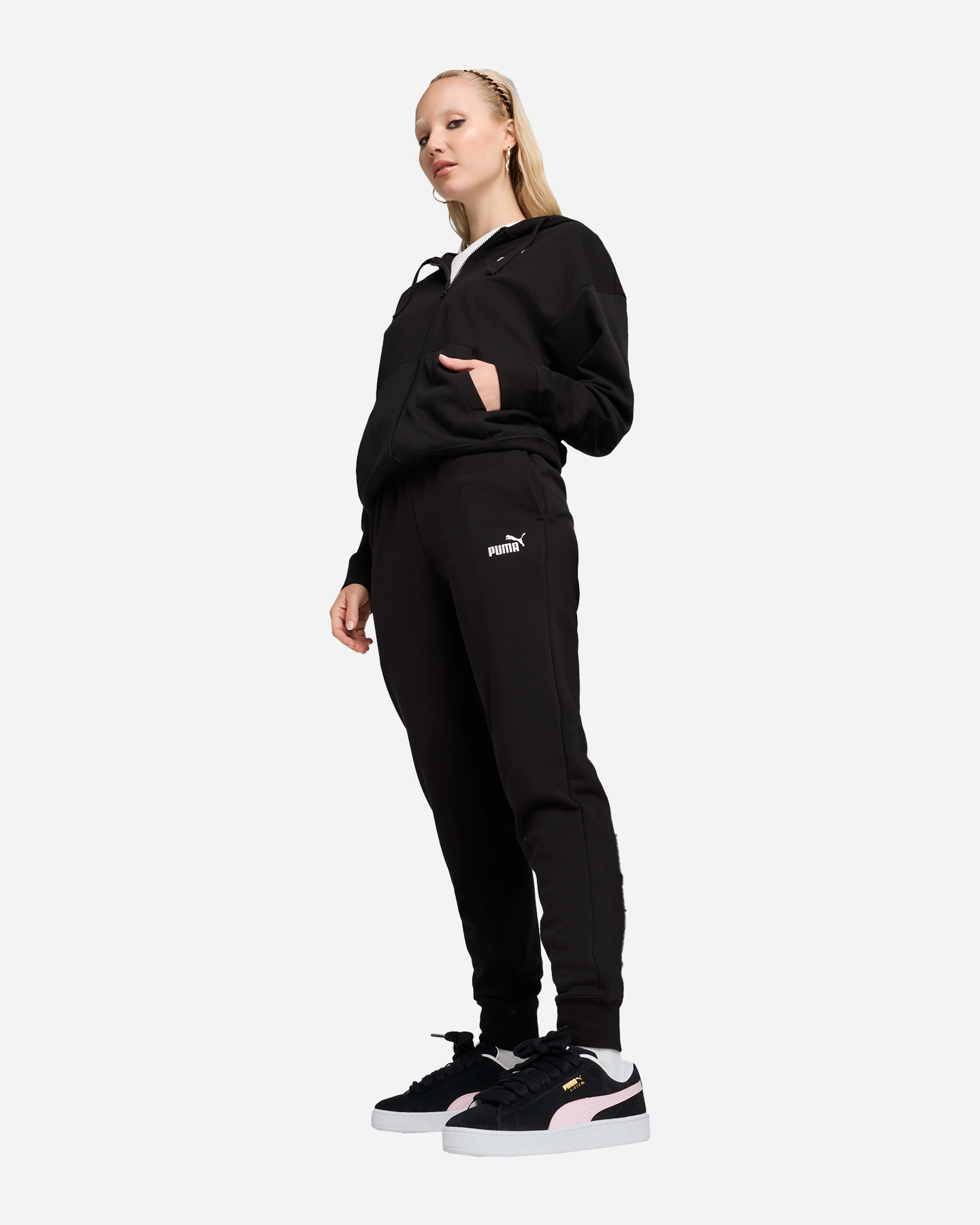 Pantalone PUMA ESSENTIAL W - Nero - 3 | Cisalfa Sport