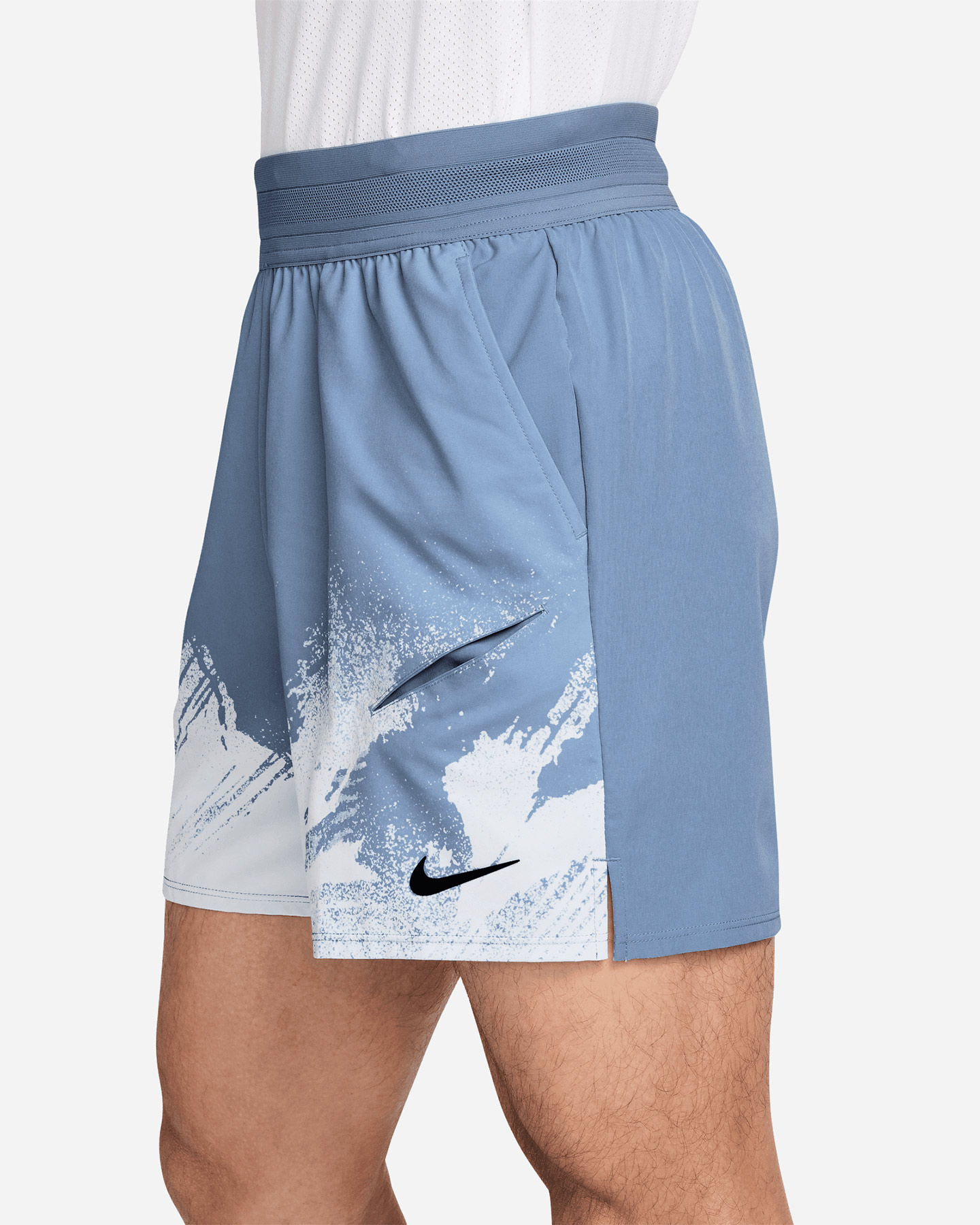 Pantaloncini tennis NIKE YANNIK M - Blu - 4 | Cisalfa Sport