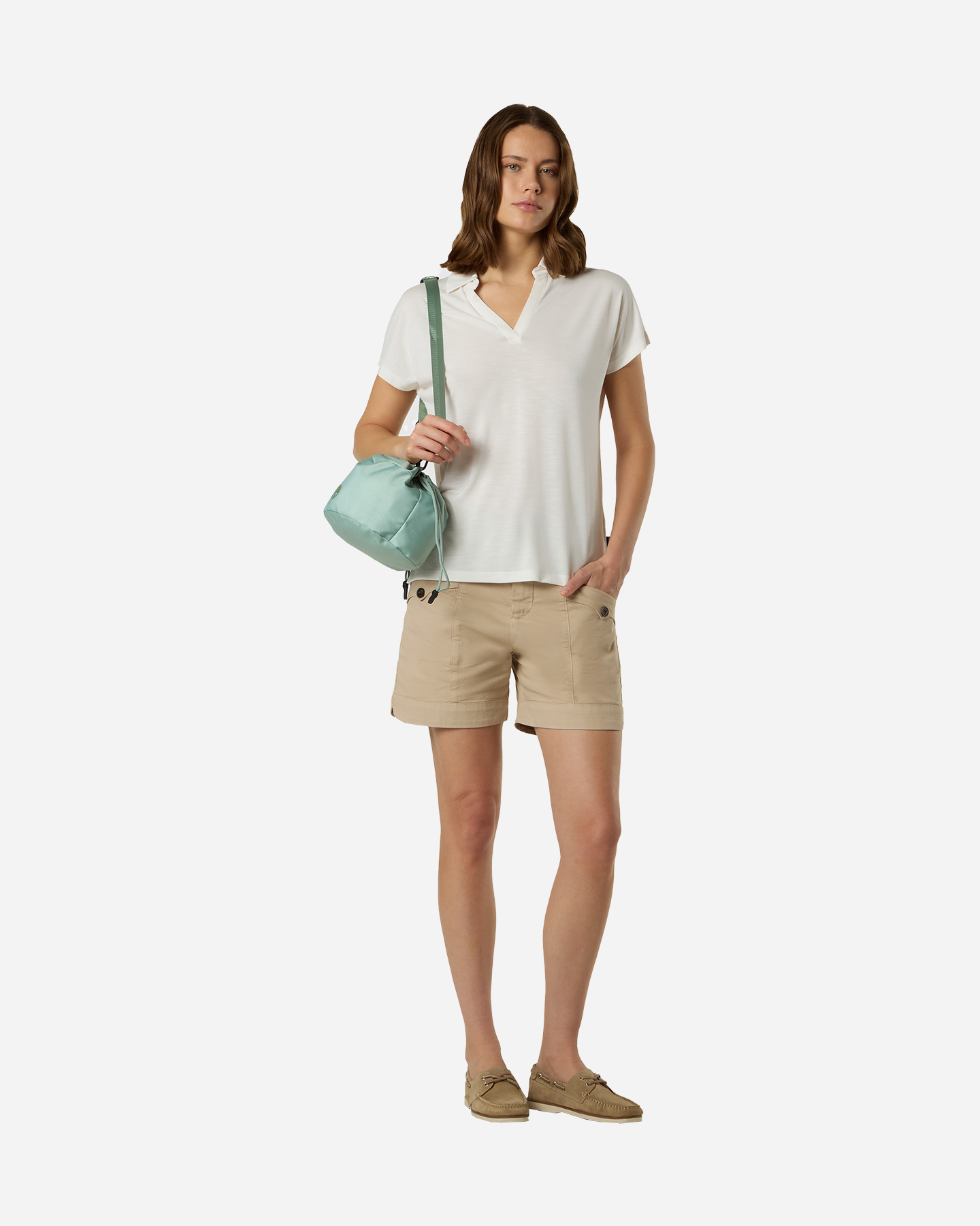 Polo NORTH SAILS SLUB MODAL W - Bianco - 2 | Cisalfa Sport