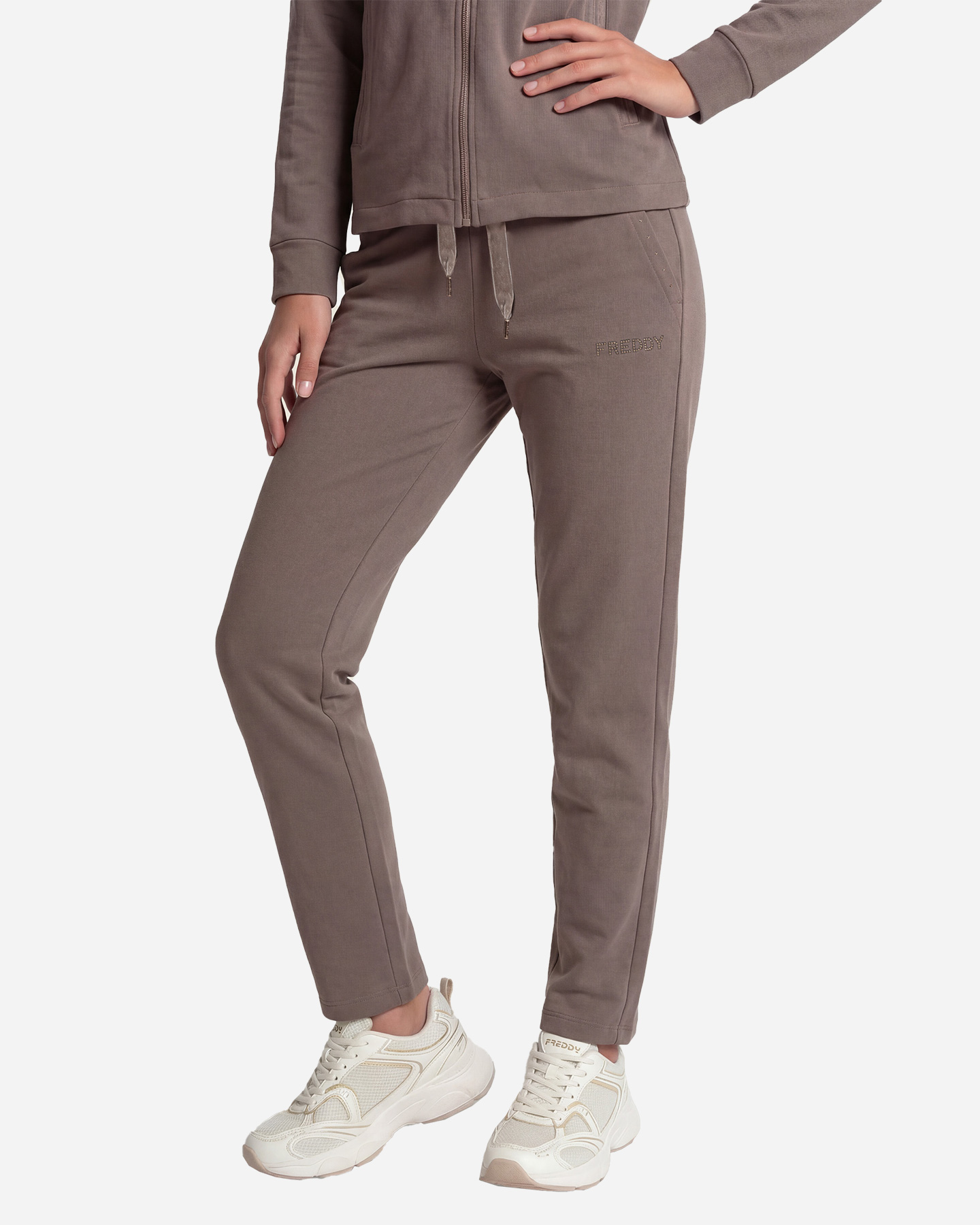 Pantalone FREDDY COLLEGE W - Marrone - 2 | Cisalfa Sport