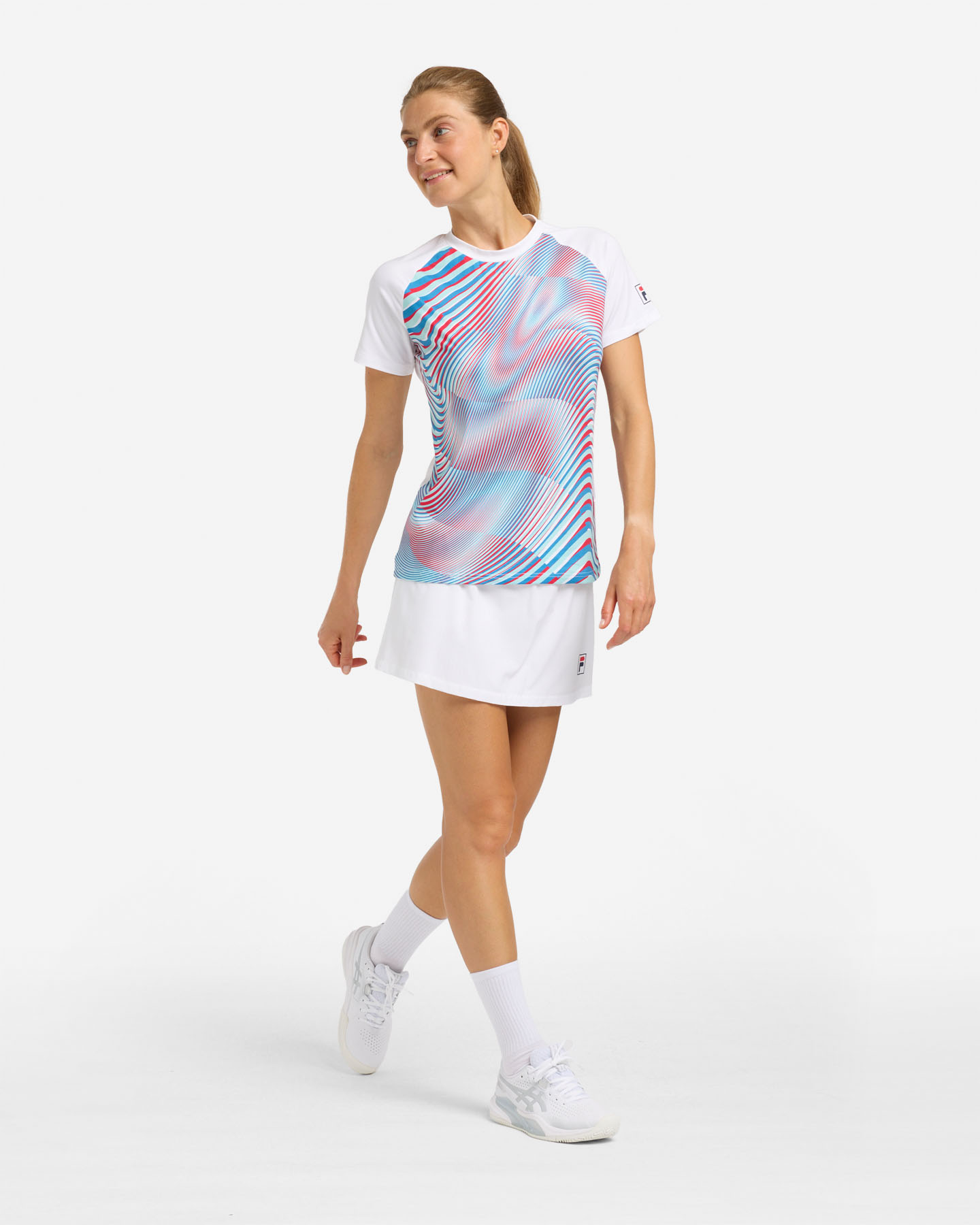 T-shirt tennis FILA PADEL MATCH W - Bianco - 2 | Cisalfa Sport