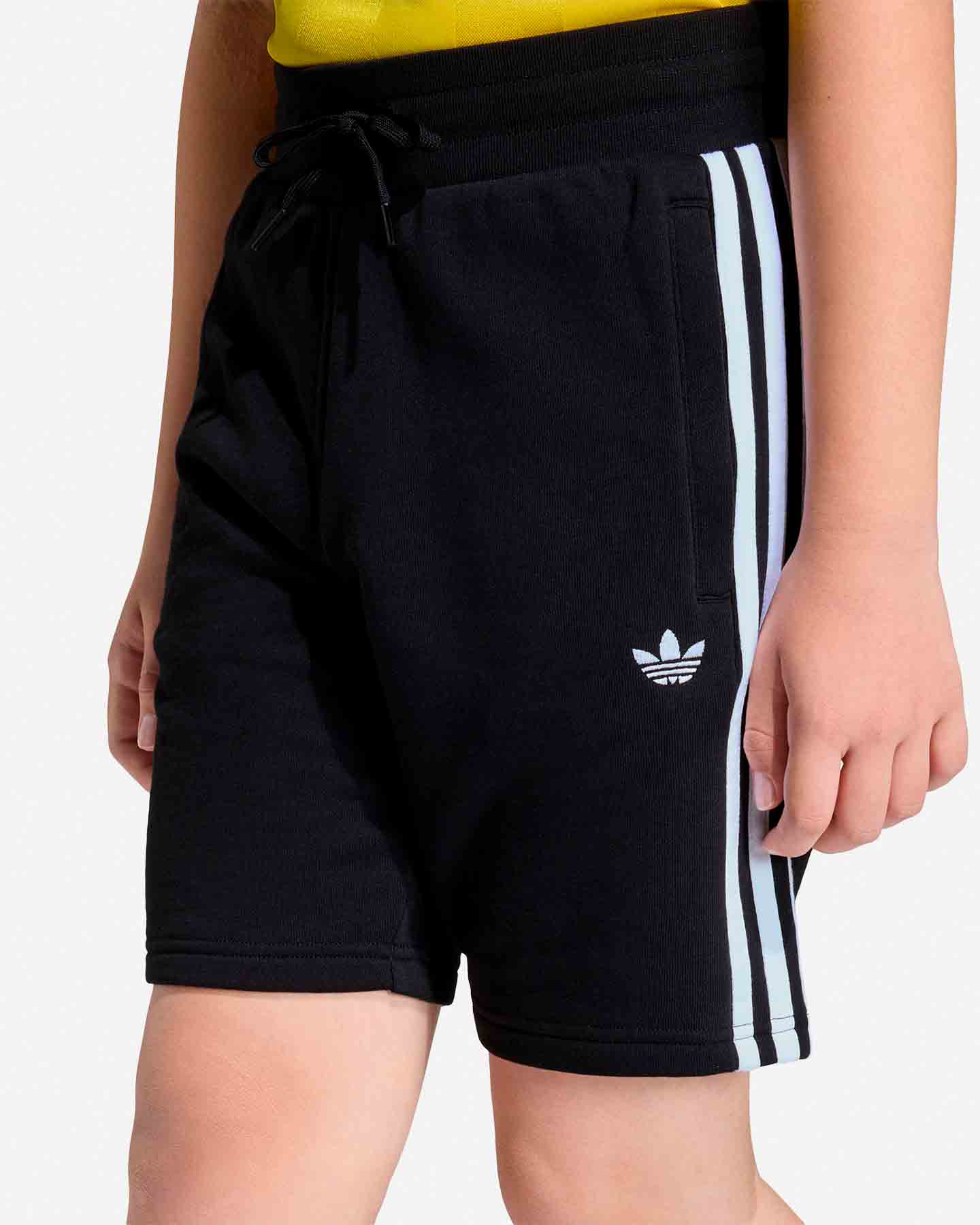Pantaloncini ADIDAS 3STRIPES JR - Nero - 5 | Cisalfa Sport
