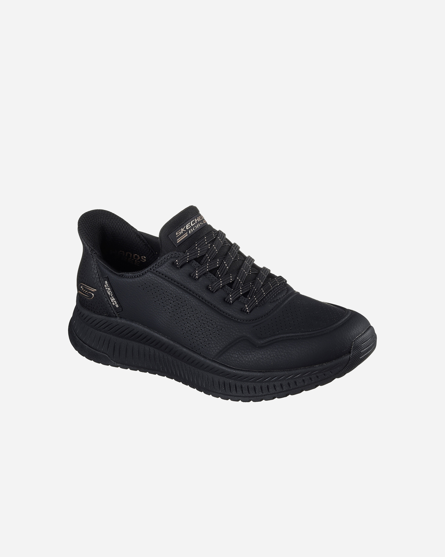 Scarpe sneakers SKECHERS SLIP-INS BOBS SQUAD 4 W - Nero - 1 | Cisalfa Sport