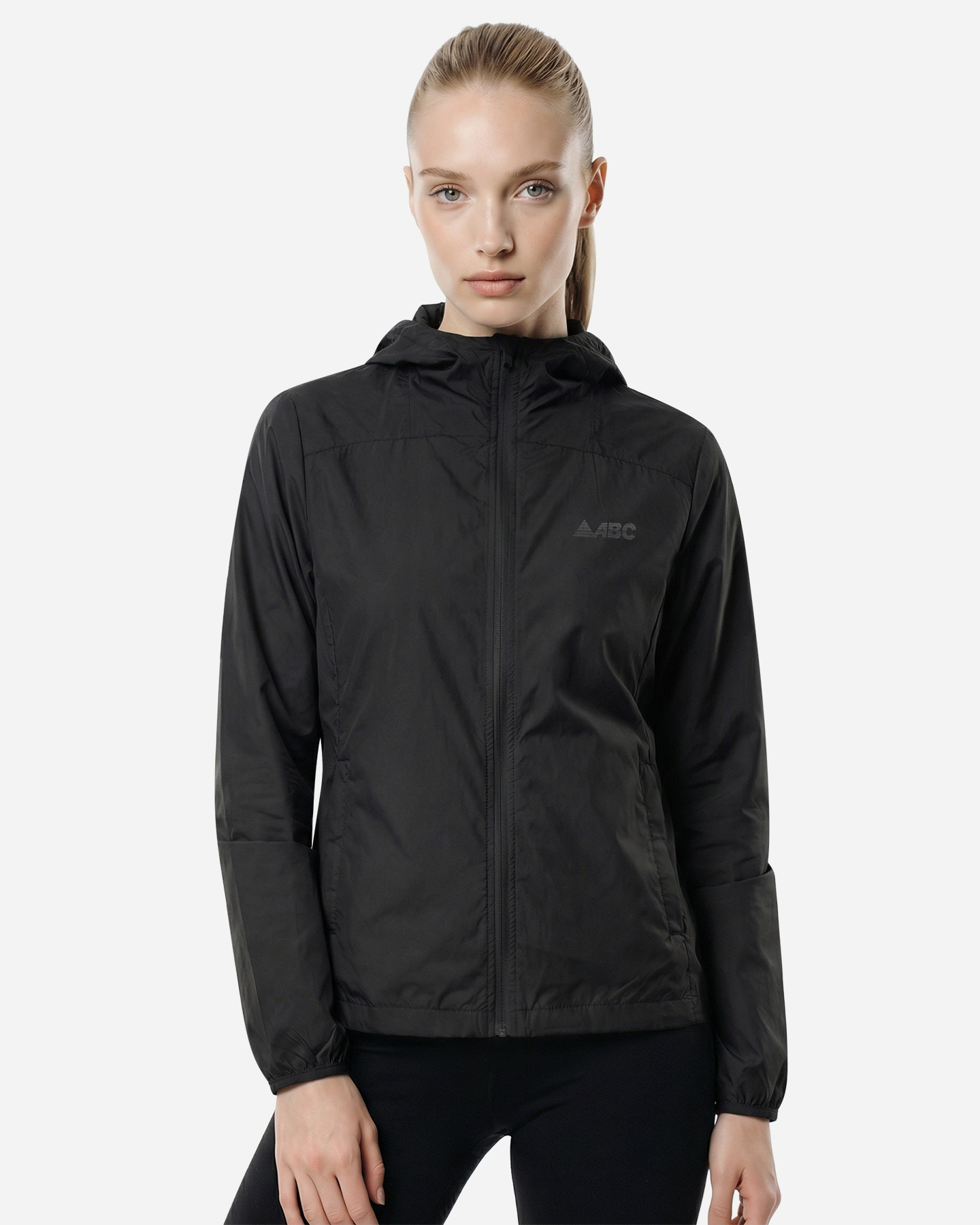 Giacca running ABC TRAIL W - Nero - 2 | Cisalfa Sport