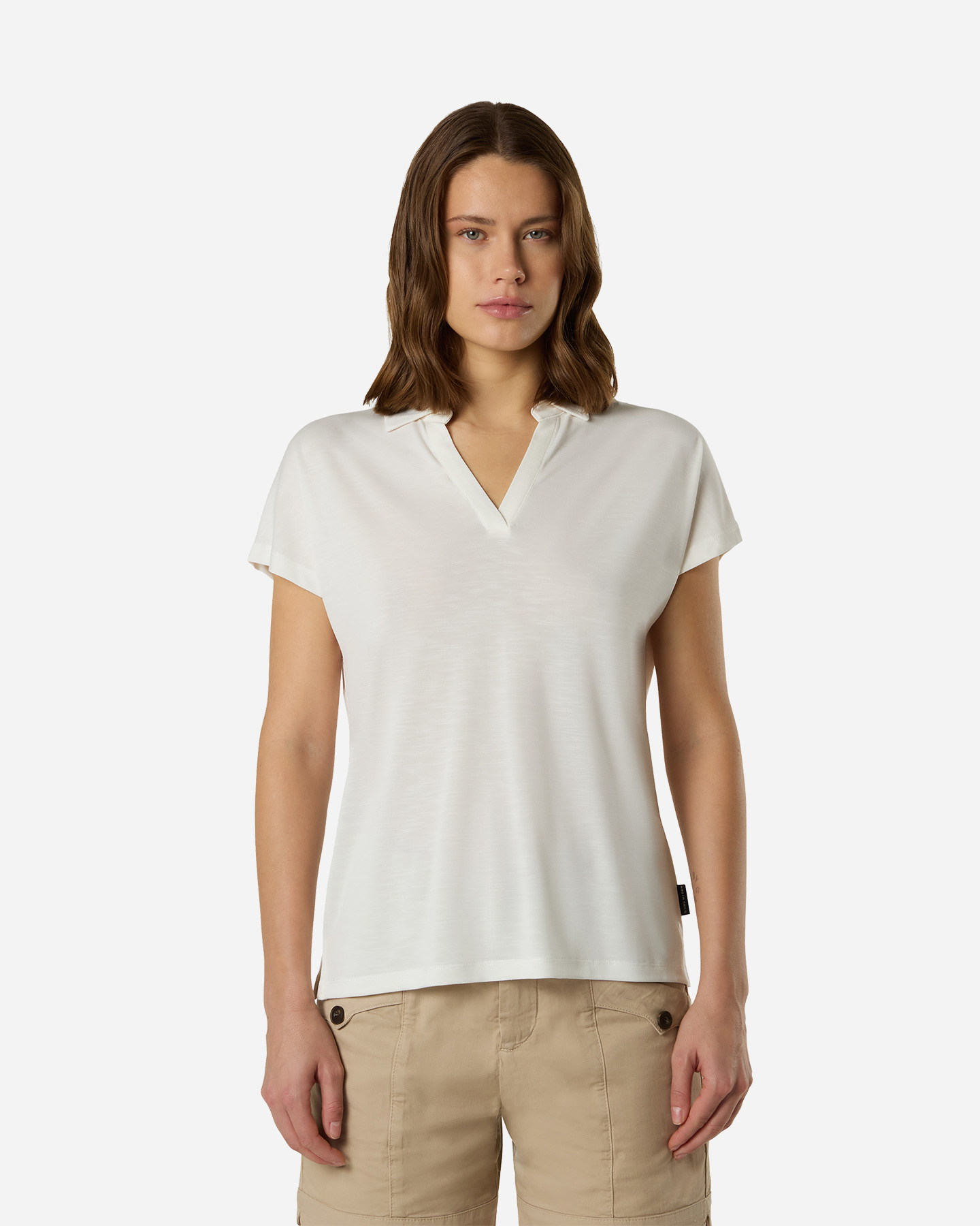 Polo NORTH SAILS SLUB MODAL W - Bianco - 1 | Cisalfa Sport