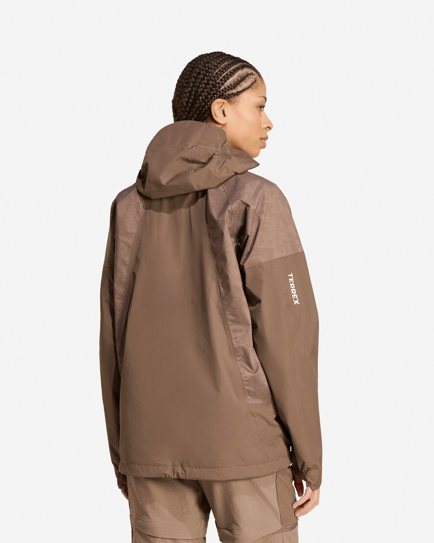 Giacca outdoor ADIDAS TERREX XPERIOR 2.5 LAYER HYBRID W - Marrone - 2 | Cisalfa Sport