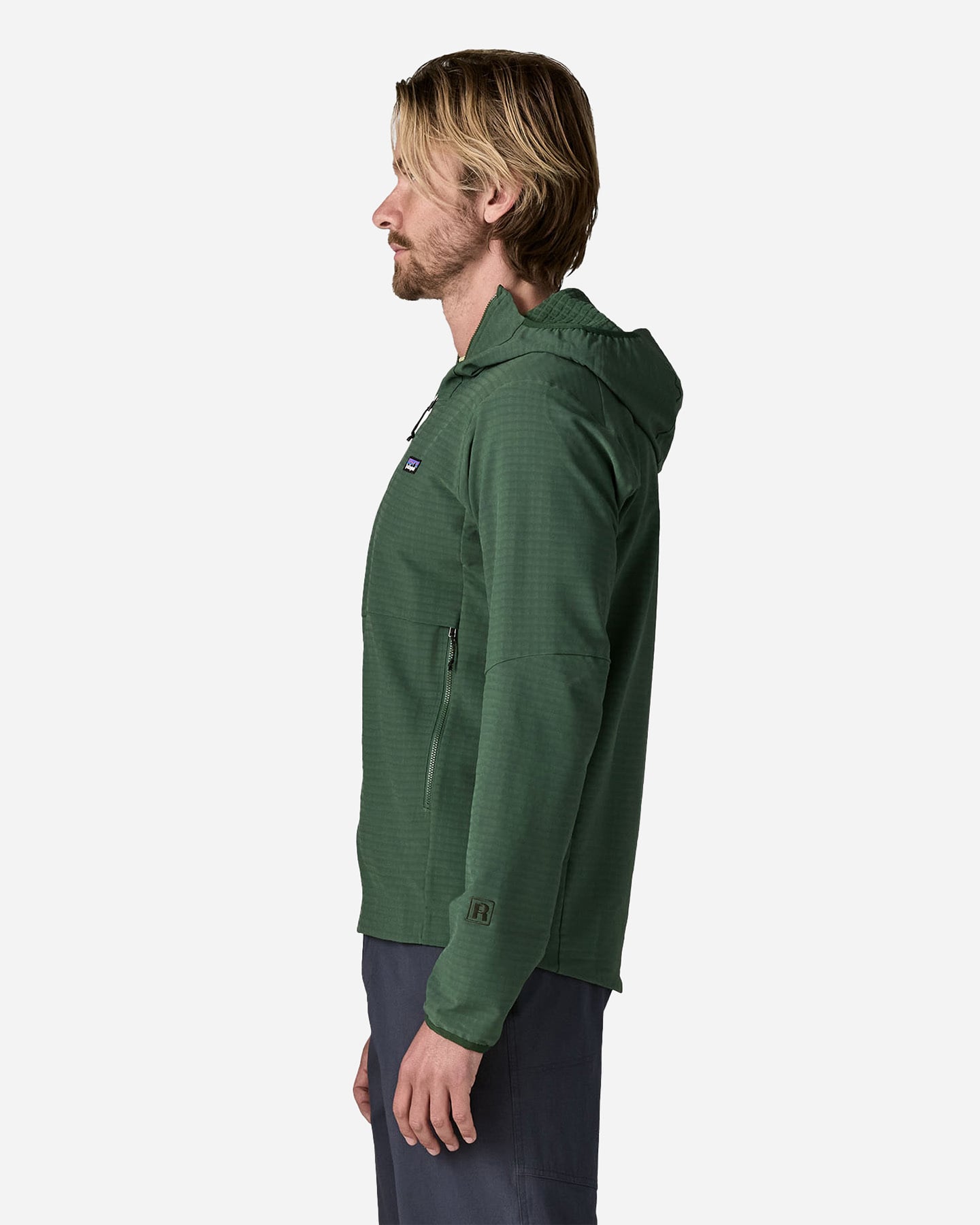 Pile PATAGONIA R1 TECHFACE M - Verde - 2 | Cisalfa Sport