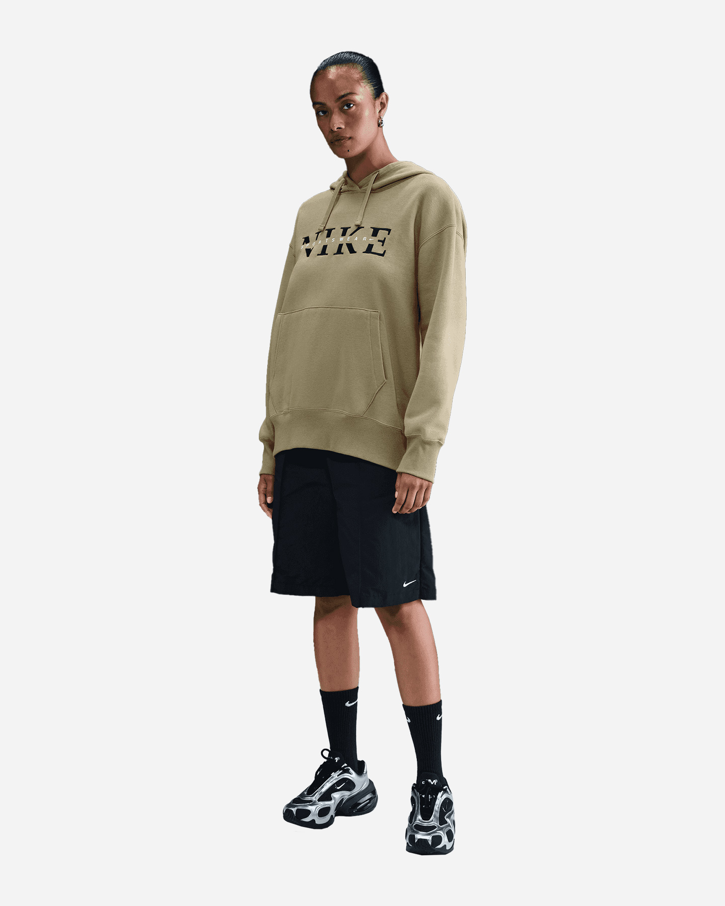 Felpa NIKE BIG LOGO PHOENIX W - Beige - 1 | Cisalfa Sport