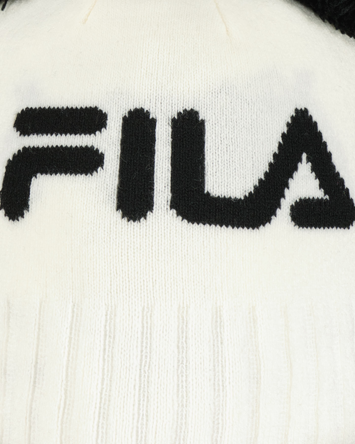 Berretto FILA LOGO DOUBLE PON JR - Bianco - 2 | Cisalfa Sport